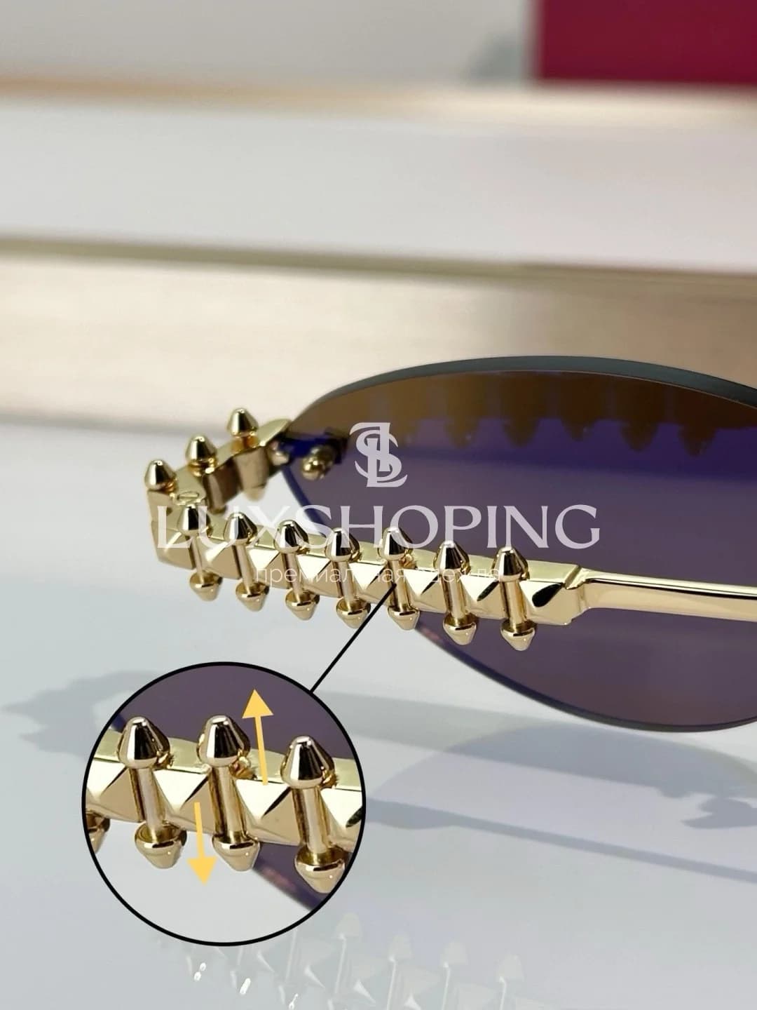 Солнцезащитные очки Cartier CT0543S 02 - фото 3