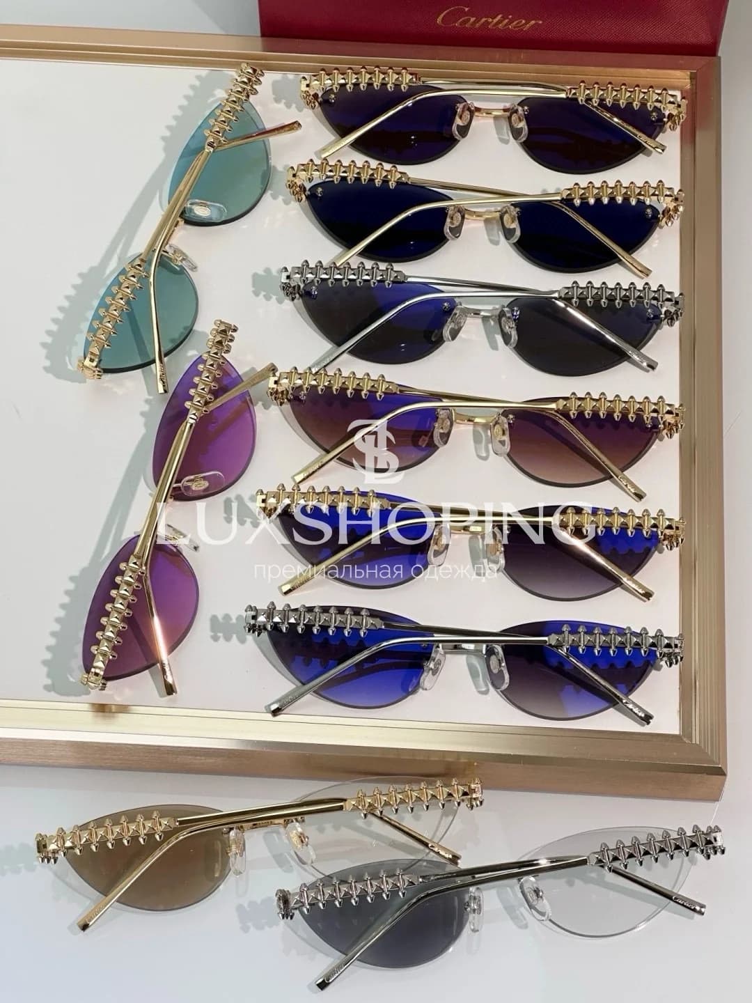 Солнцезащитные очки Cartier CT0543S 03 - фото 16