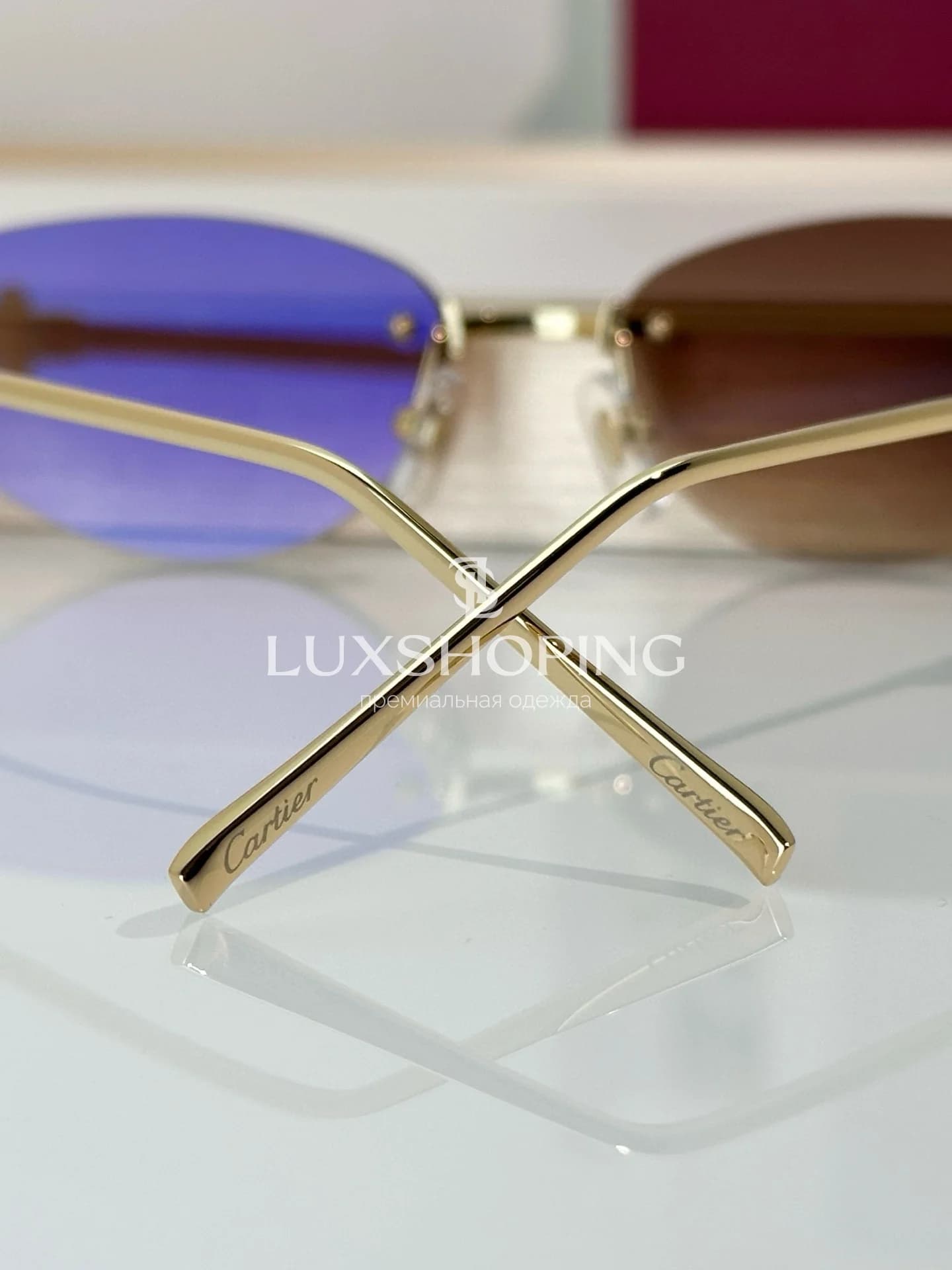 Солнцезащитные очки Cartier CT0543S 05 - фото 6