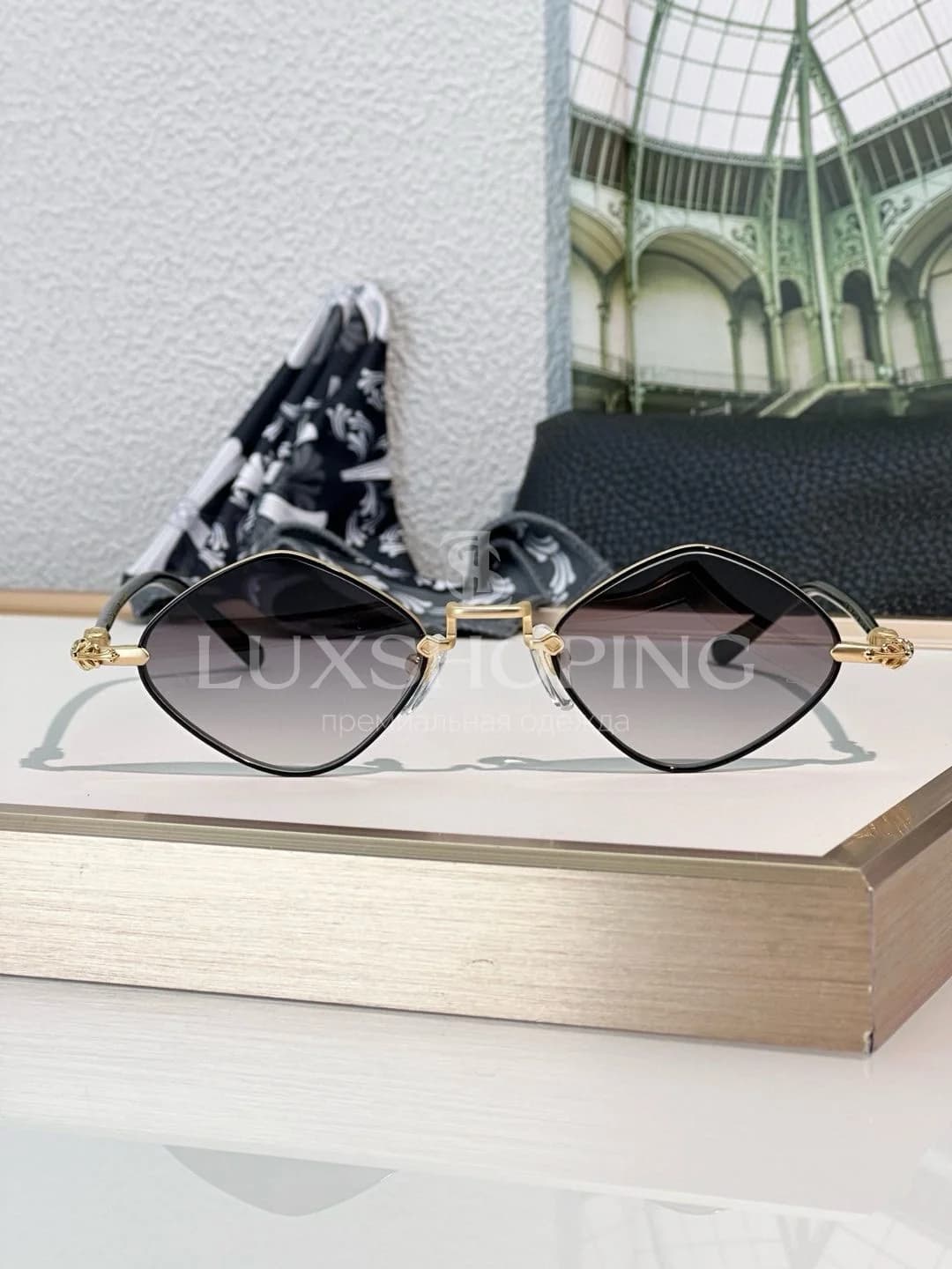 Chrome Hearts Солнцезащитные очки DIAMOND DOG 03 - фото 13