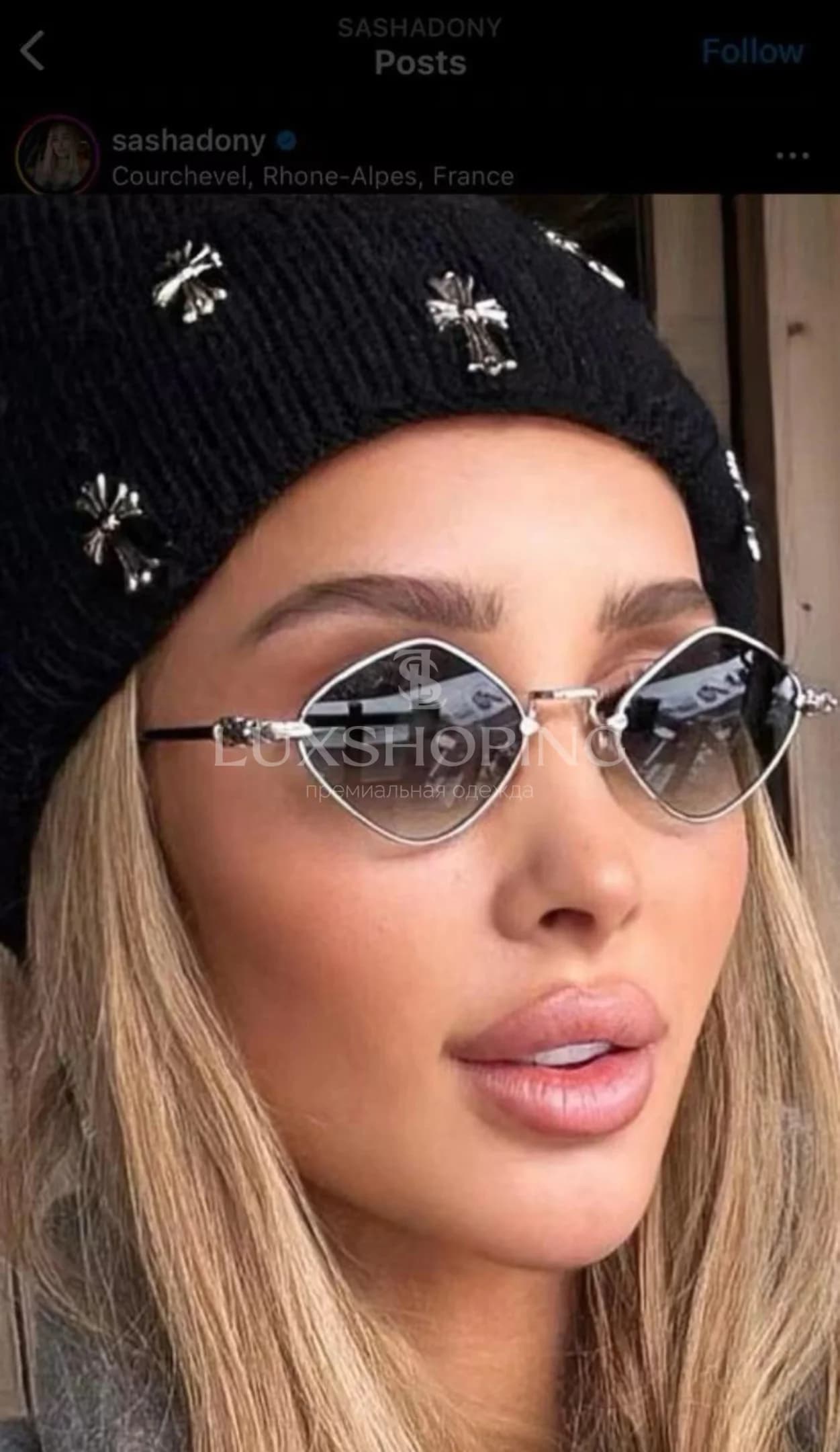 Chrome Hearts Солнцезащитные очки DIAMOND DOG 03 - фото 8