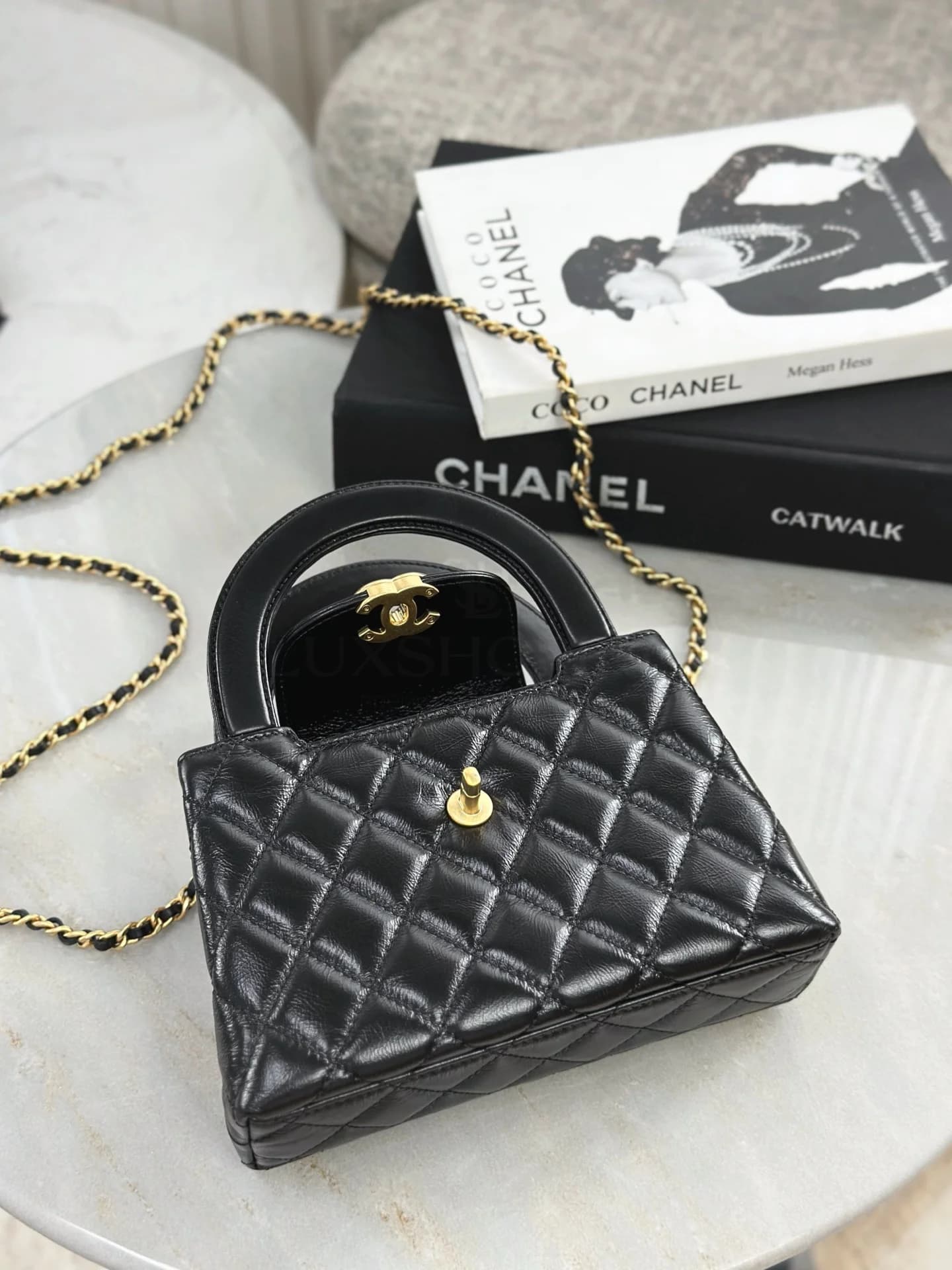 Сумка  Chanel 25C Kelly 13х19х7 см черная - фото 7