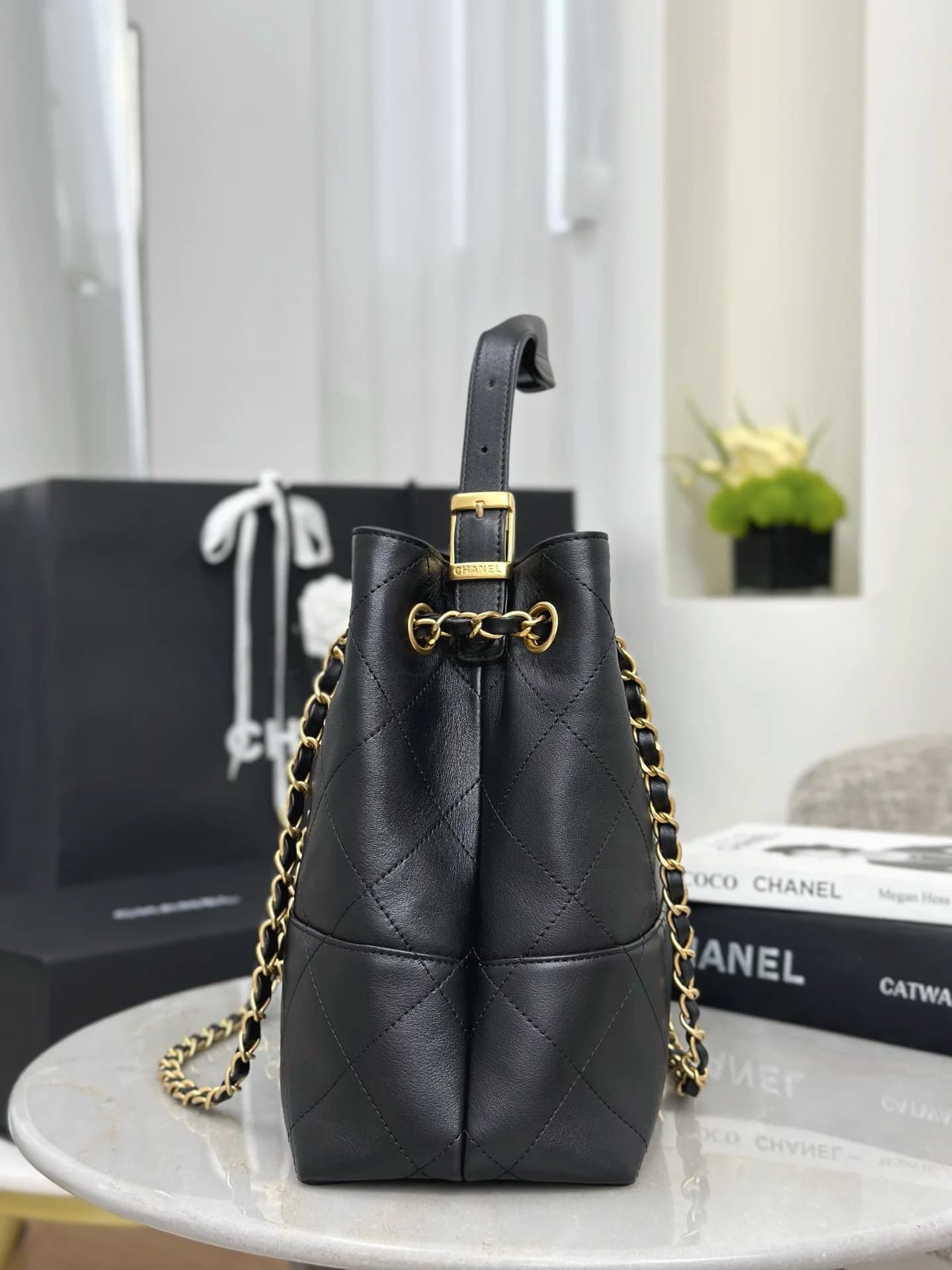 Сумка Chanel 25A Hobo шопер 24х36х14 см - фото 5