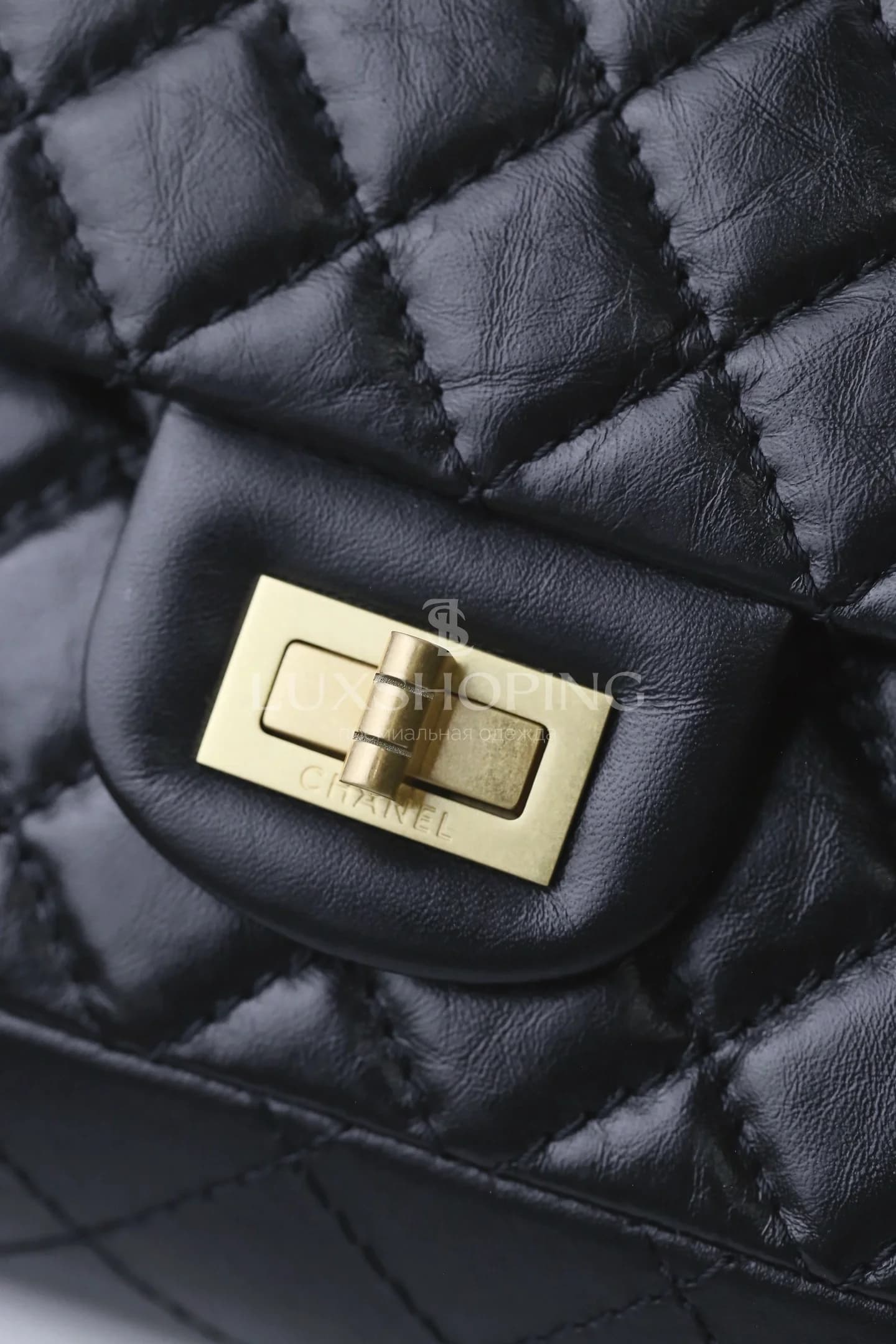 Сумка Chanel 2.55 черная 16х24х7.5 см - фото 16