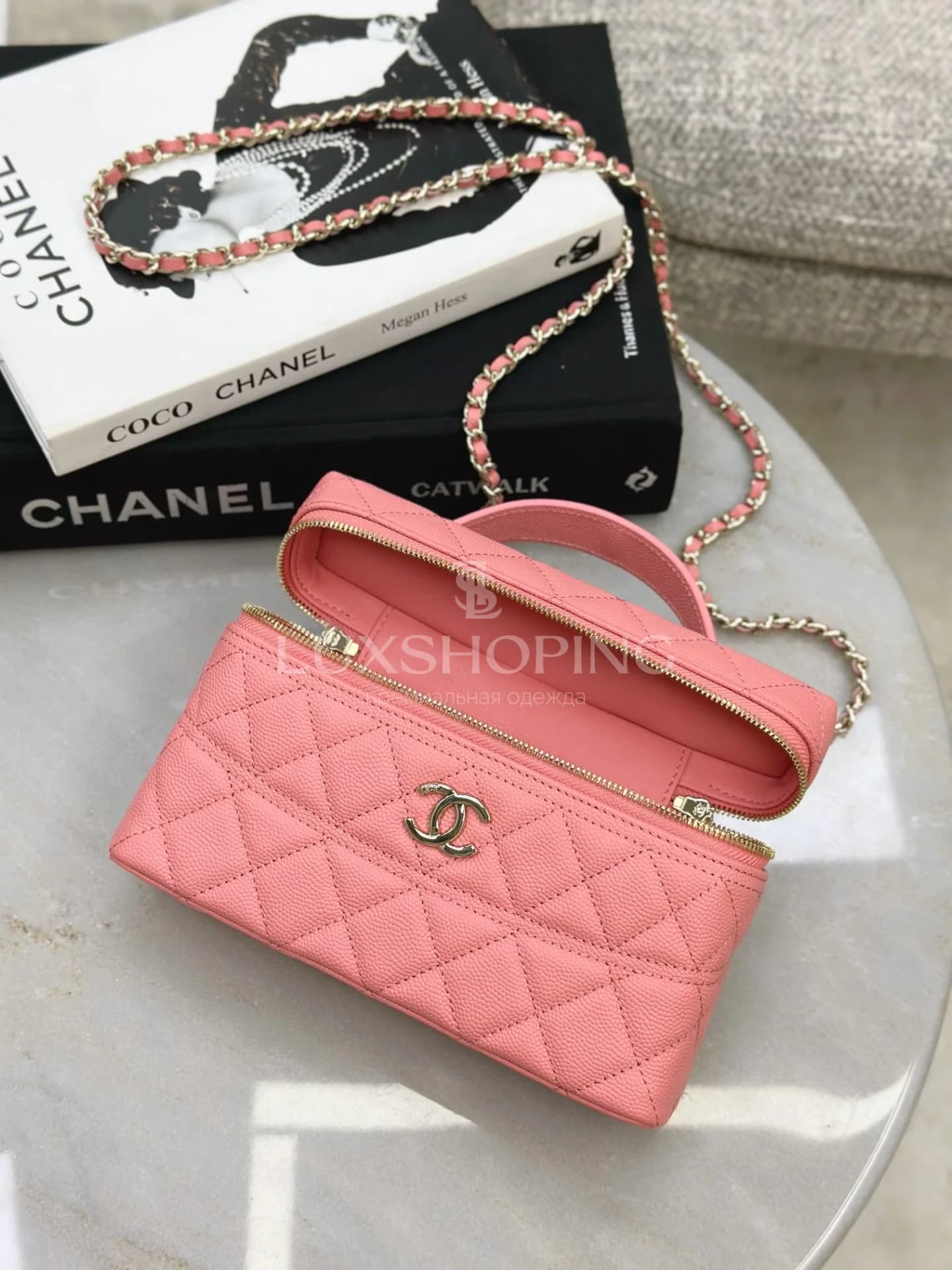 CHANEL 25C LP розовая 17×19,5×5 см - фото 7