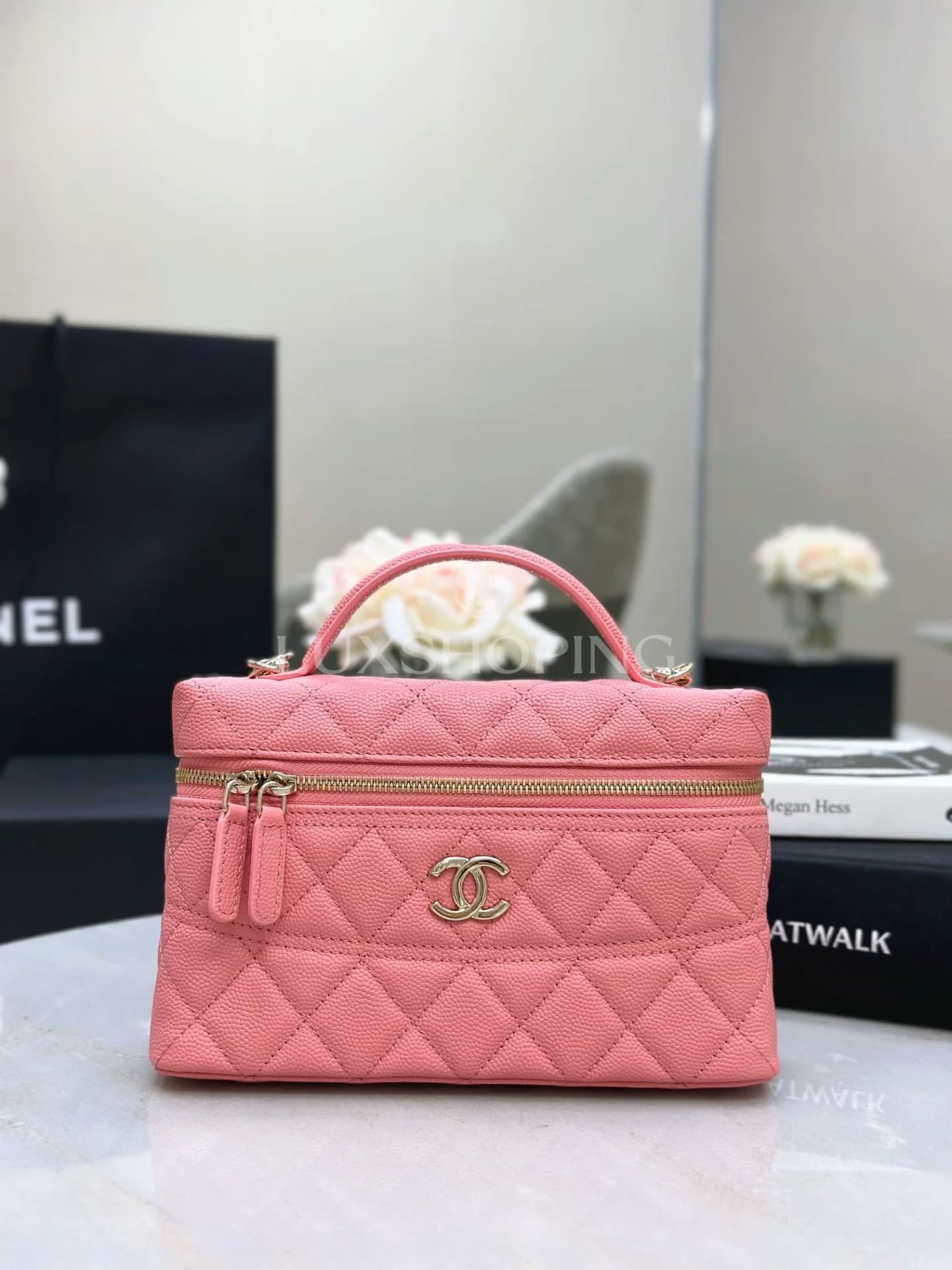 CHANEL 25C LP розовая 17×19,5×5 см - фото 10