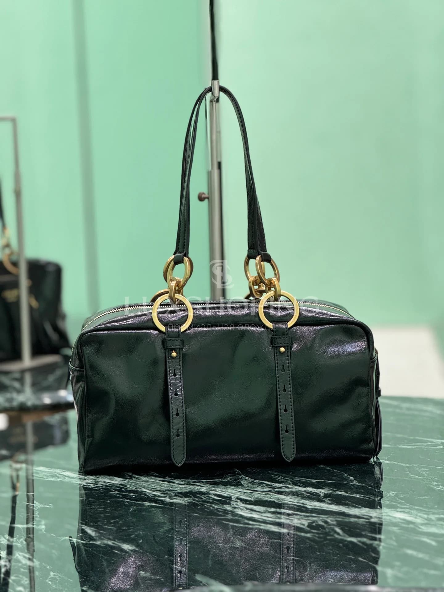 Сумка Prada 30×14×13.5 см черная - фото 5