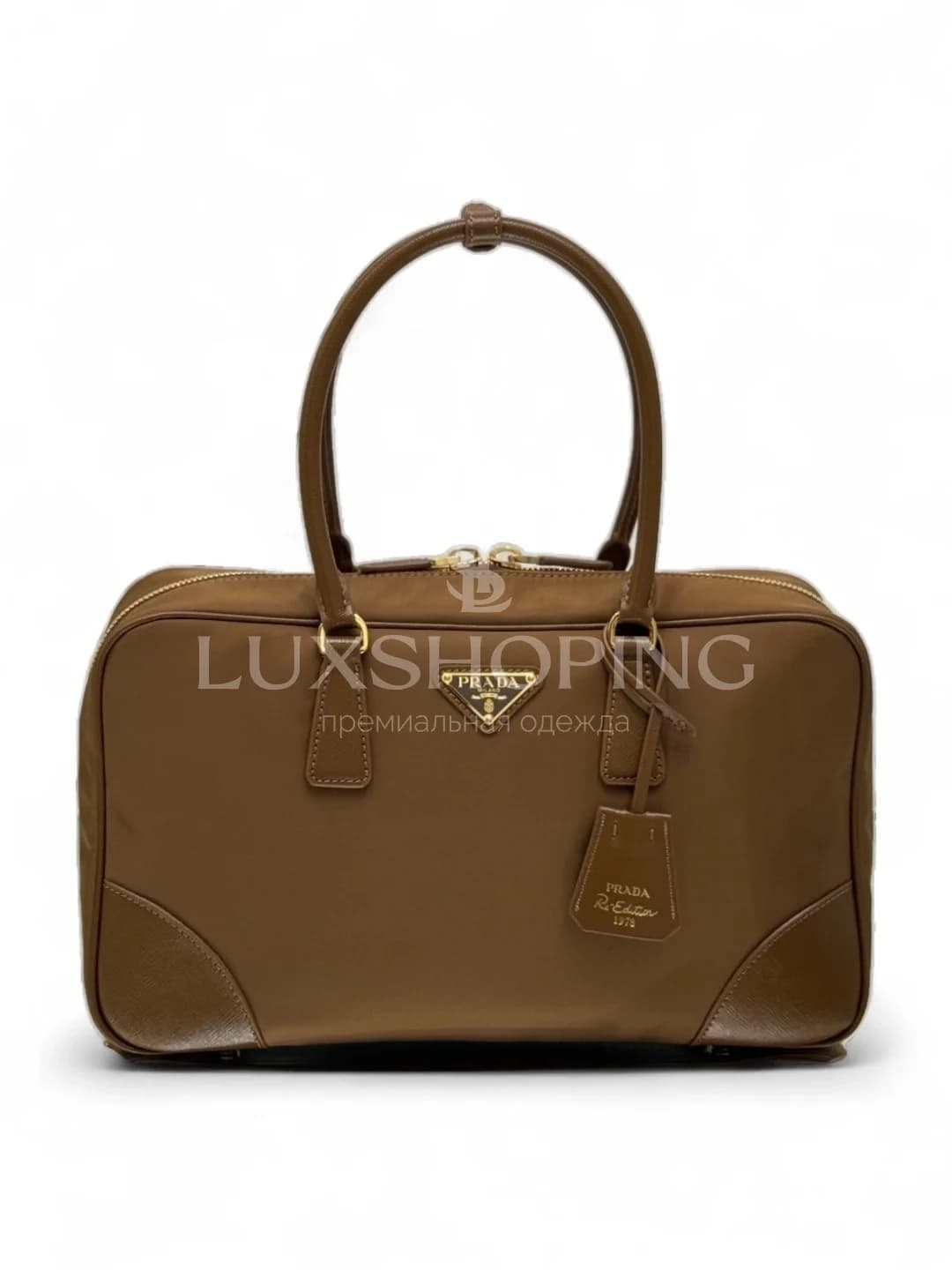 Сумка Prada Re-Edition 1995 35×21.5×10 см коричневая