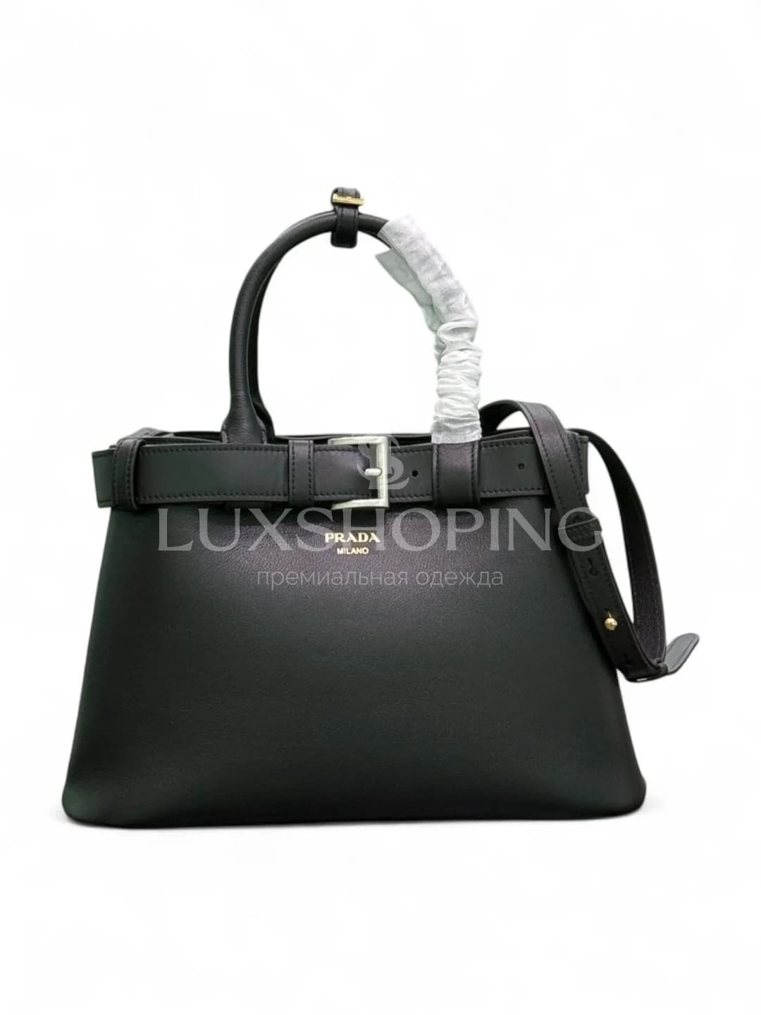 Сумка Prada 2024 Double Bag 32×23×11 см черная