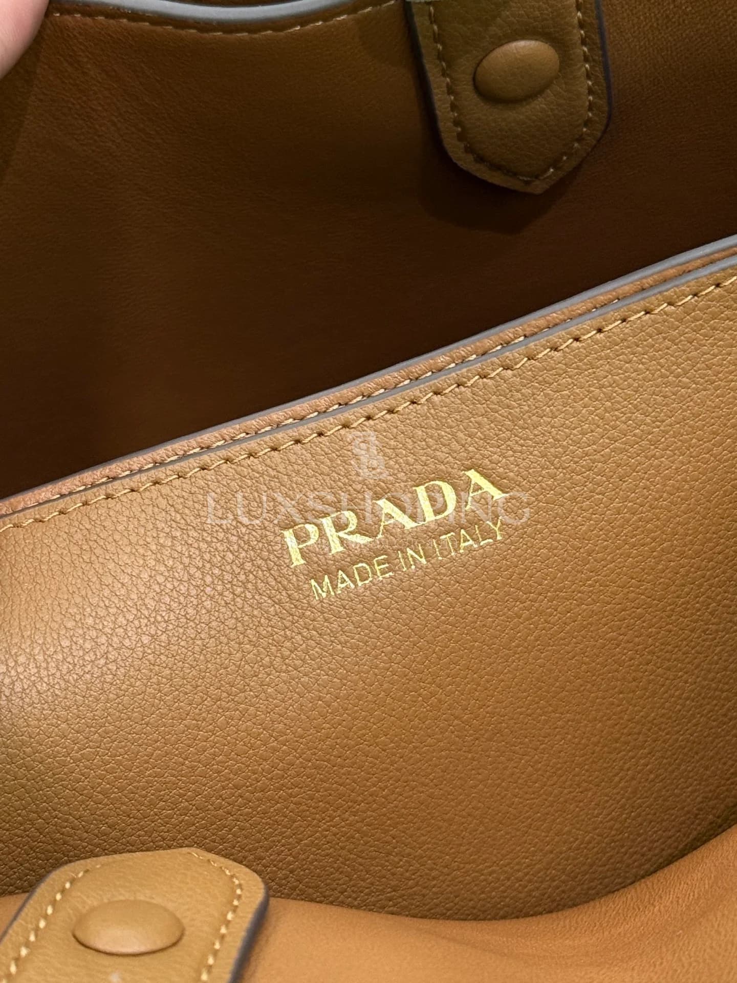 Сумка Prada 2024 Double Bag 32×23×11 см коричневая - фото 10