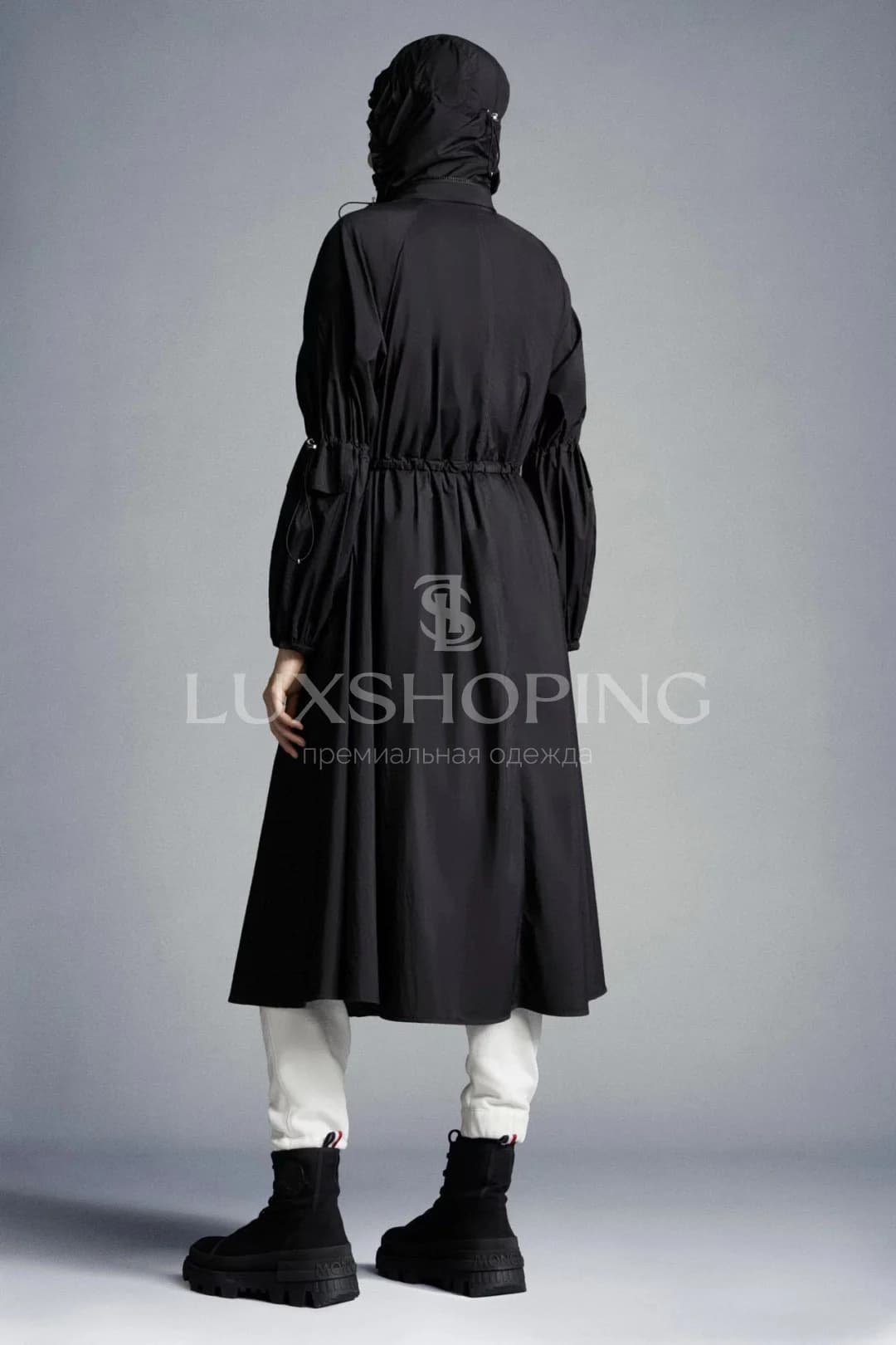 Moncler Женское длинное пальто-парка с утеплителем из пуха - фото 5