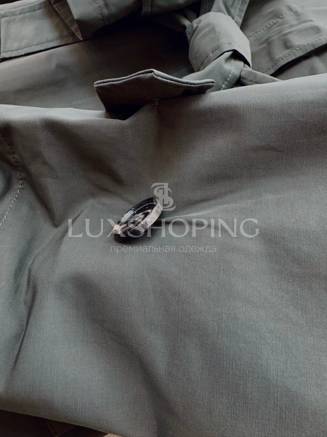 MaxMara The Cube тренч из 100% хлопка - фото 9