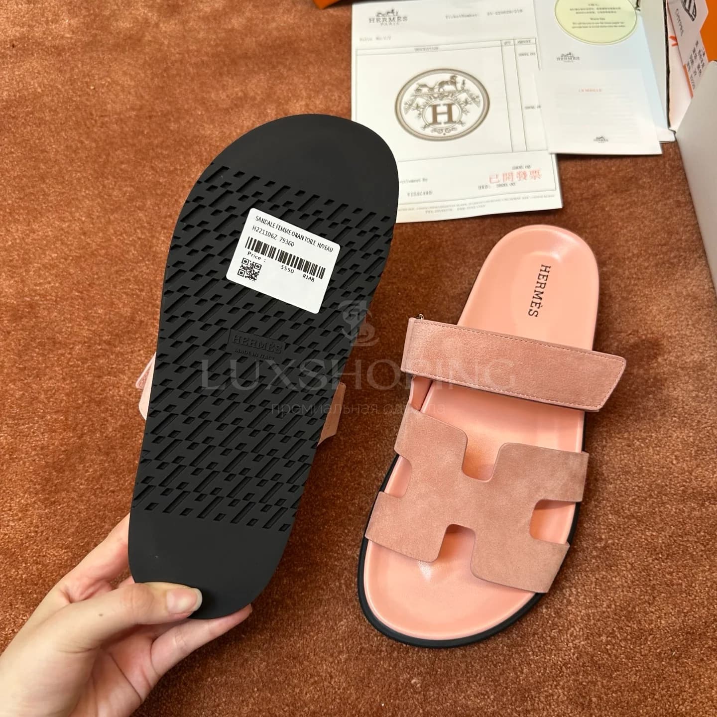 Сандали Hermes Chypre art110 - фото 6