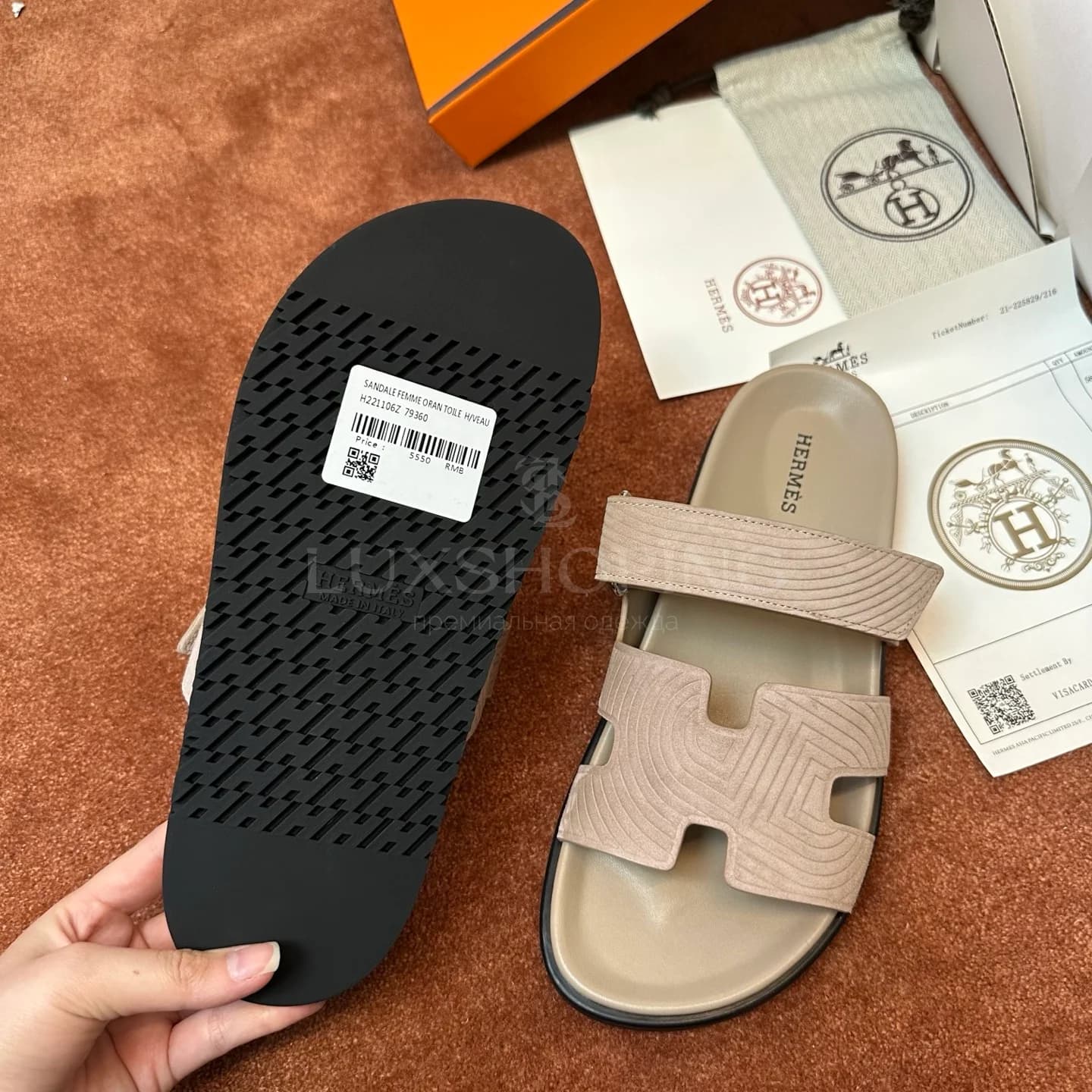 Сандали Hermes Chypre art112 - фото 7