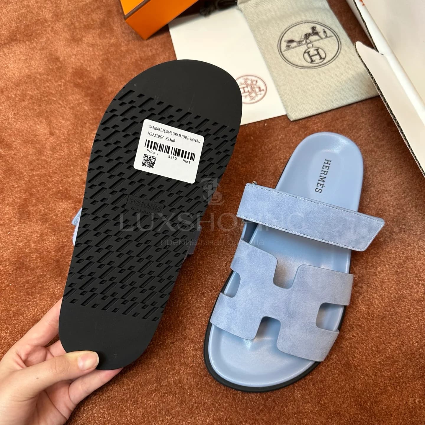 Сандали Hermes Chypre art113 - фото 7