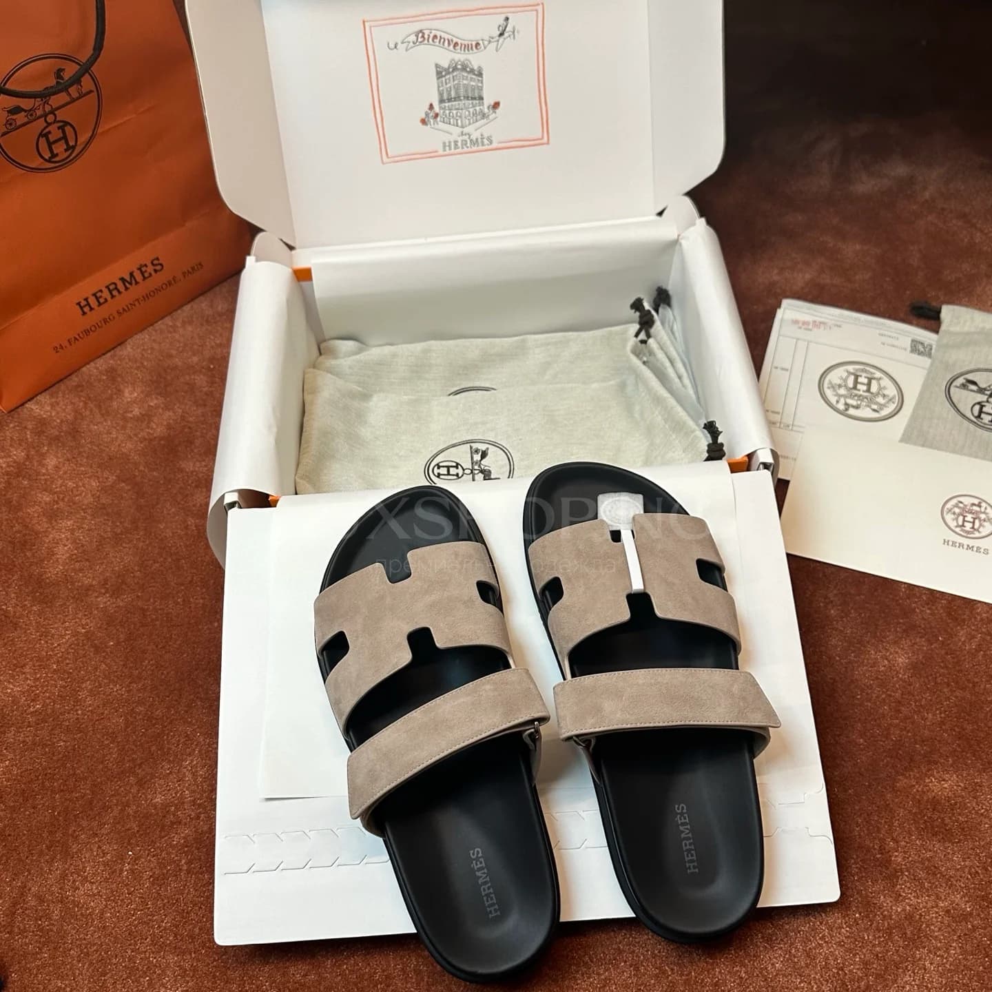 Сандали Hermes Chypre art115 - фото 3