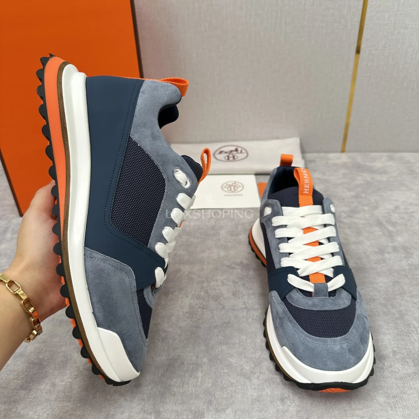 Кроссовки Hermes Leader art206 - фото 10