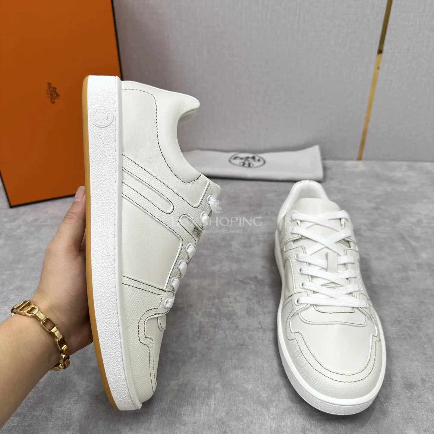 Кроссовки Hermes Join art211 - фото 10