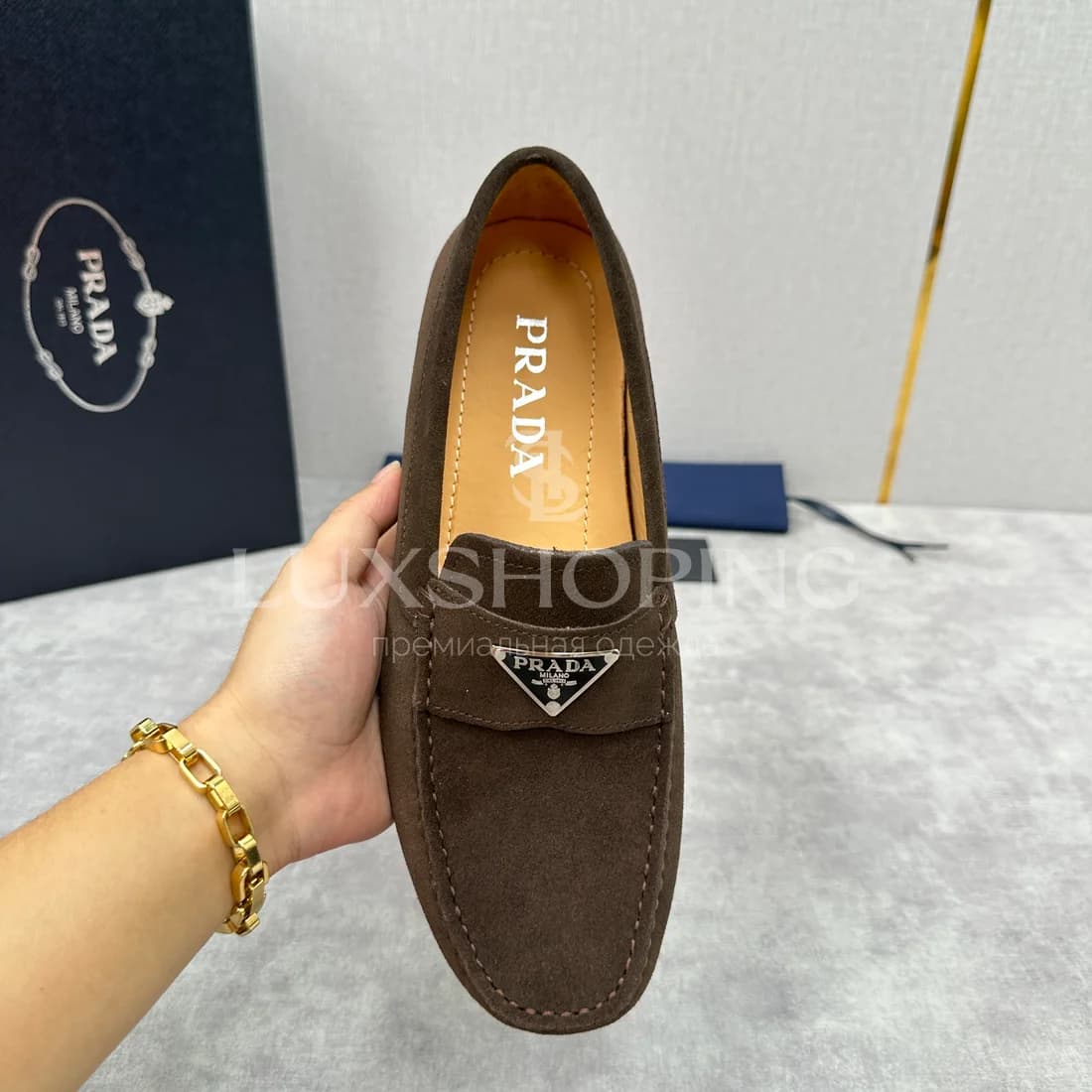 Лоферы Prada Saffiano art230 - фото 6