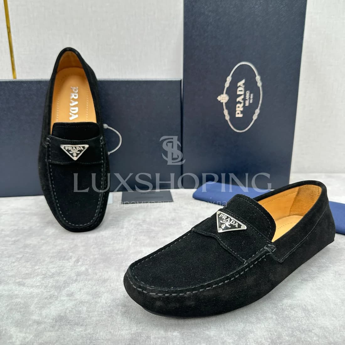Лоферы Prada Saffiano art232 - фото 4