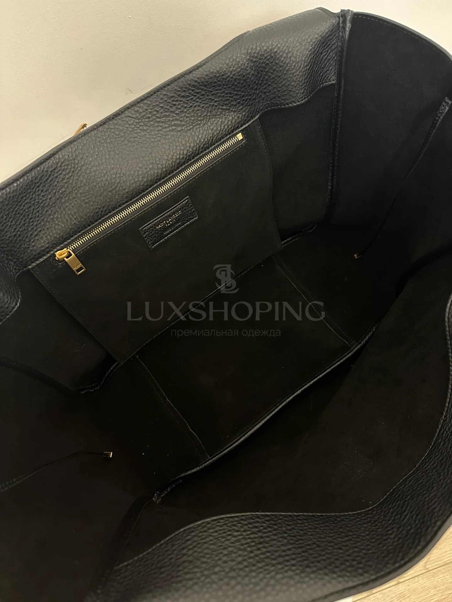 Сумка Saint Laurent BEA 50x32x28x18 cm черная - фото 9