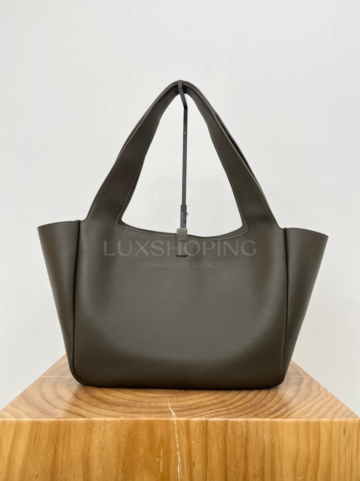 Сумка Saint Laurent BEA 50x32x28x18 cm серая - фото 10