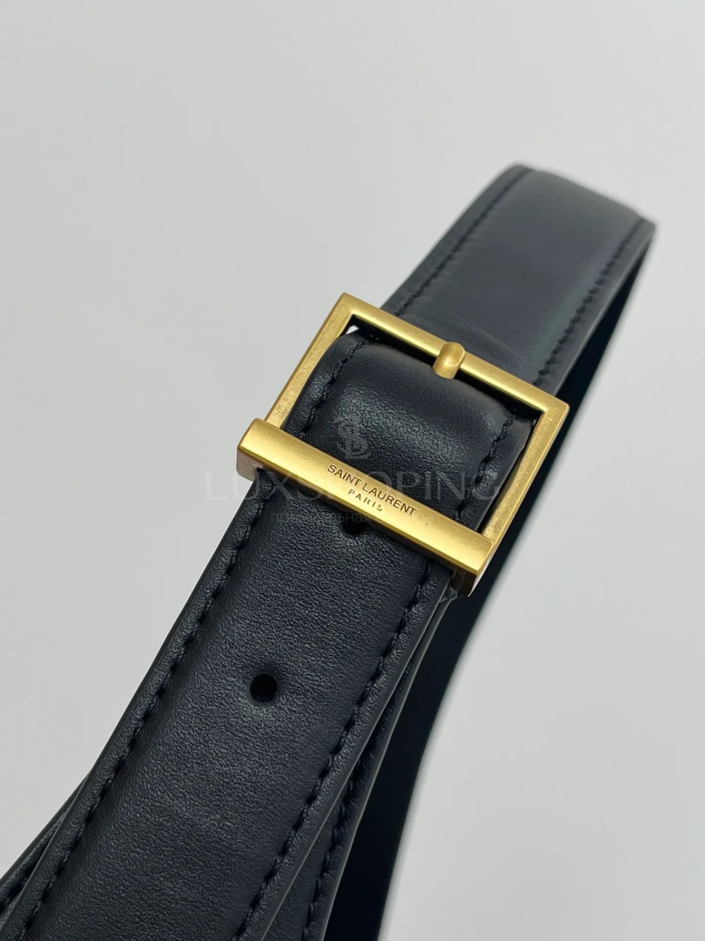 Сумка YSL Le Soft Hobo 22×22×10 см черная - фото 5