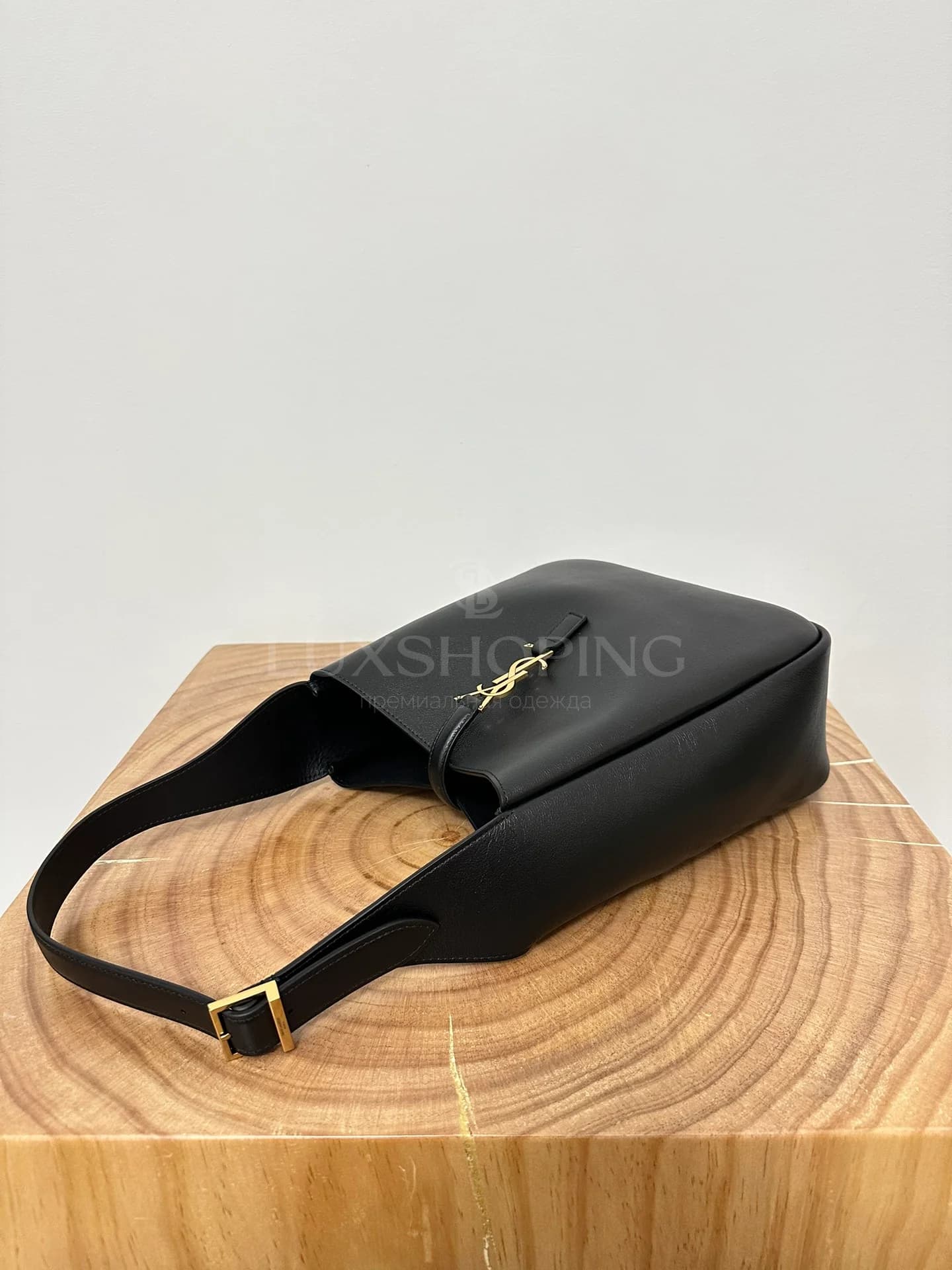 Сумка YSL Hobo 22×22×10 см черная - фото 8