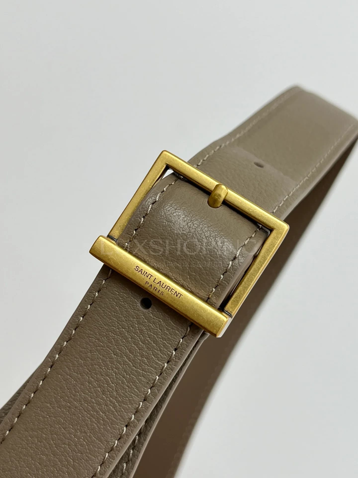 Сумка YSL Hobo 22×22×10 см бежевая - фото 8