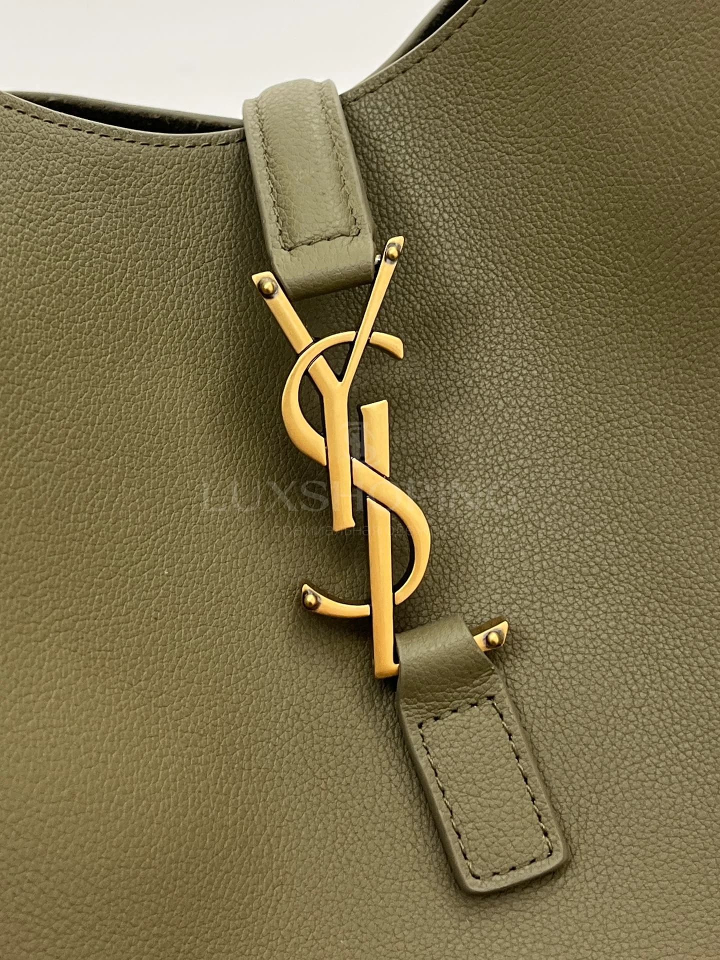 Сумка YSL Hobo 30×31×13 см зеленая - фото 4