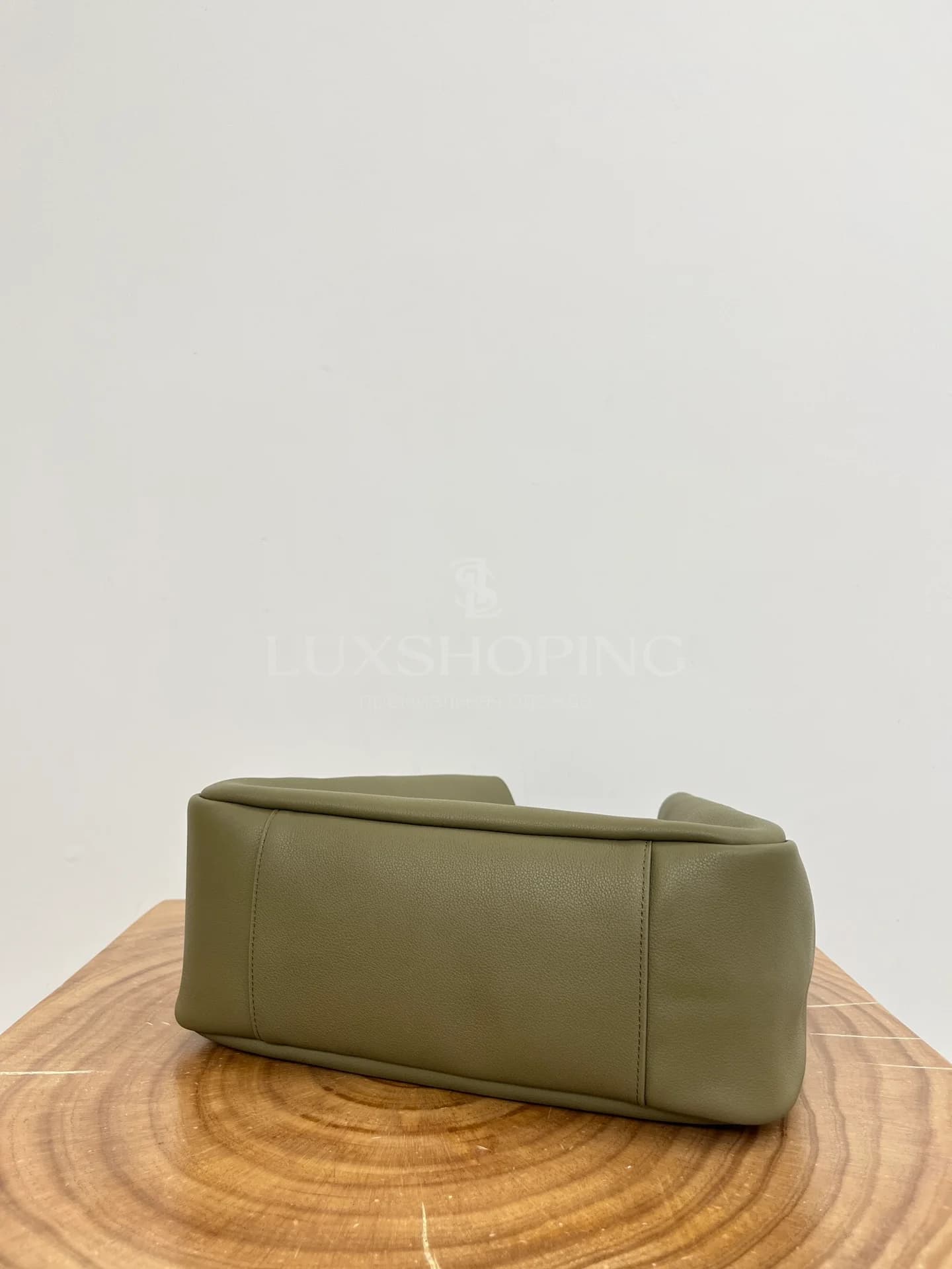 Сумка YSL Hobo 30×31×13 см зеленая - фото 9