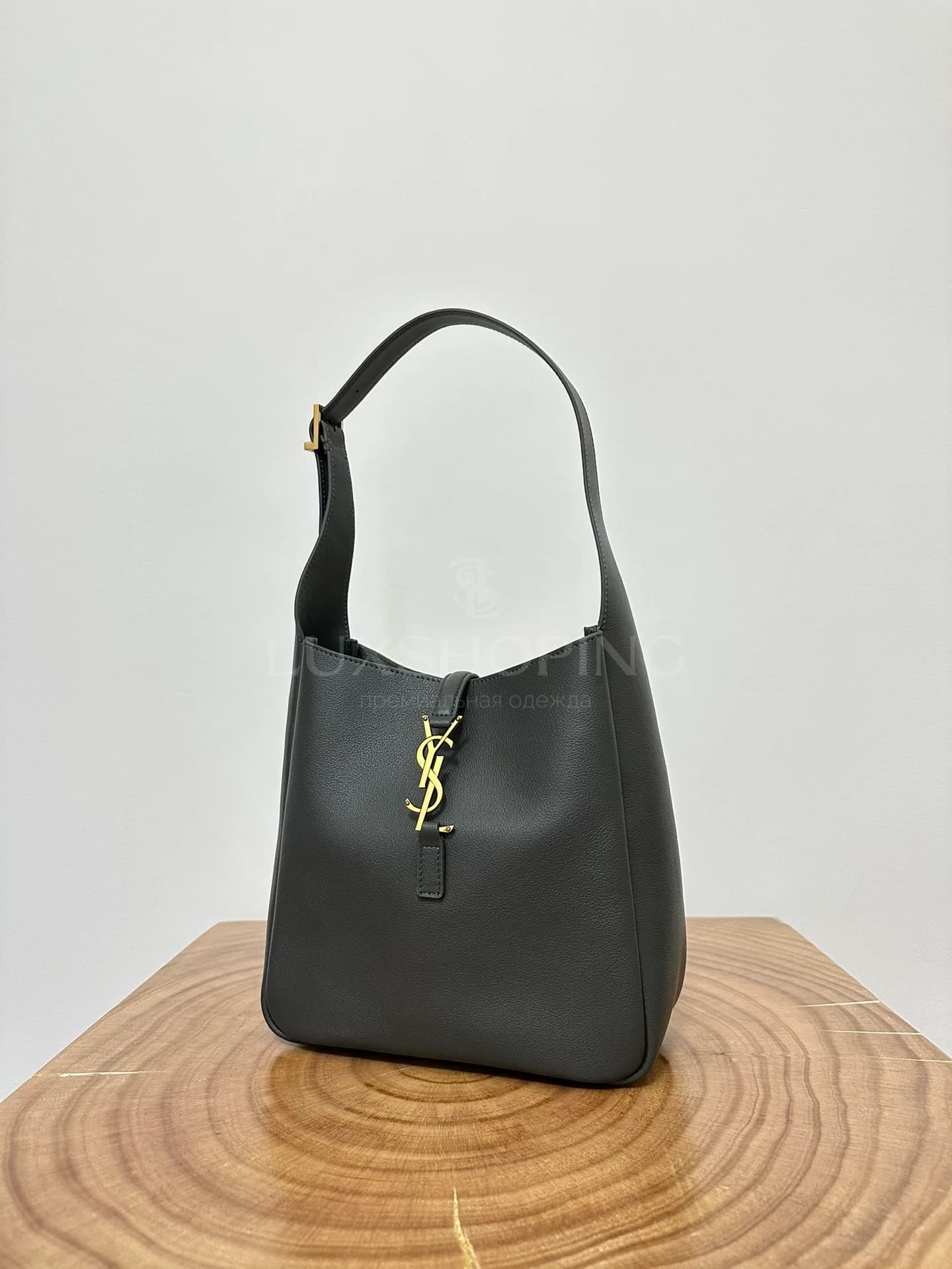 Сумка YSL Hobo 22×22×10 см черная 2 - фото 3