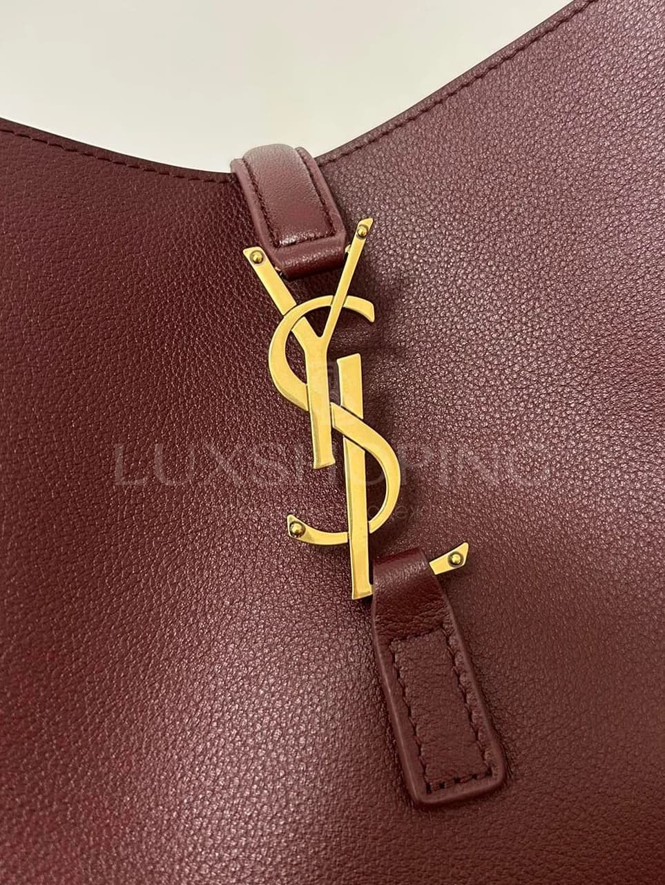 Сумка YSL Hobo 22×22×10 см бордо - фото 4