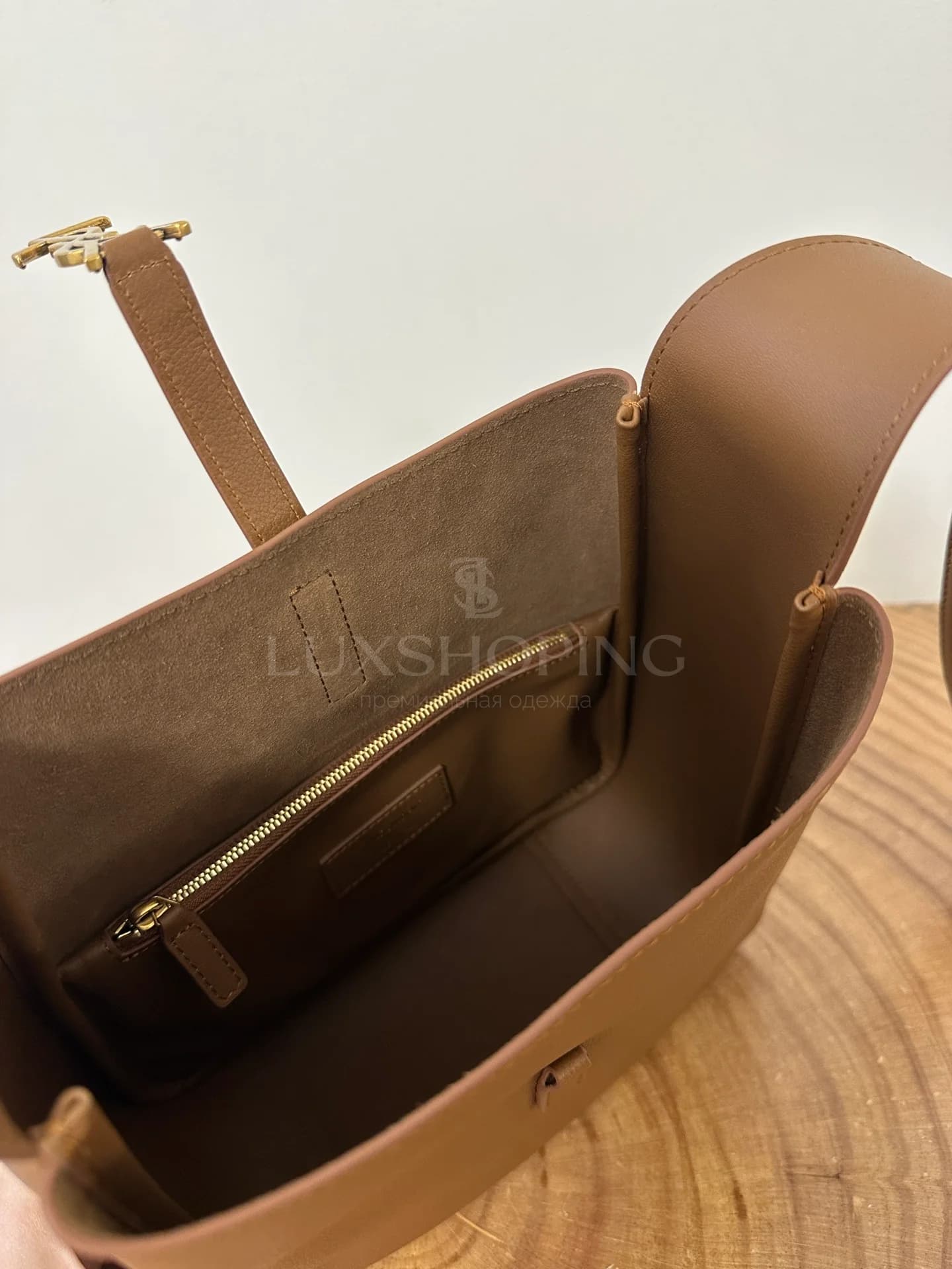 Сумка YSL Hobo 22×22×10 см карамель - фото 8