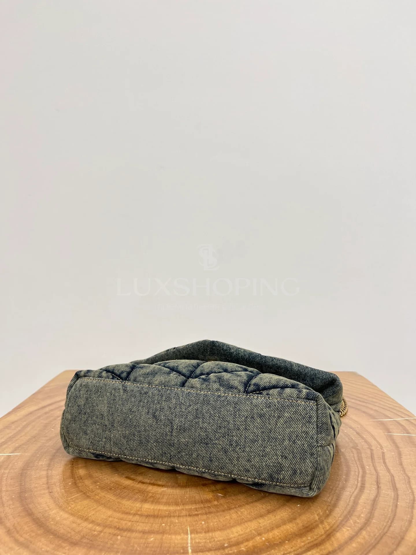 Сумка YSL Loulou Puffer Denim в 3х размерах - фото 9