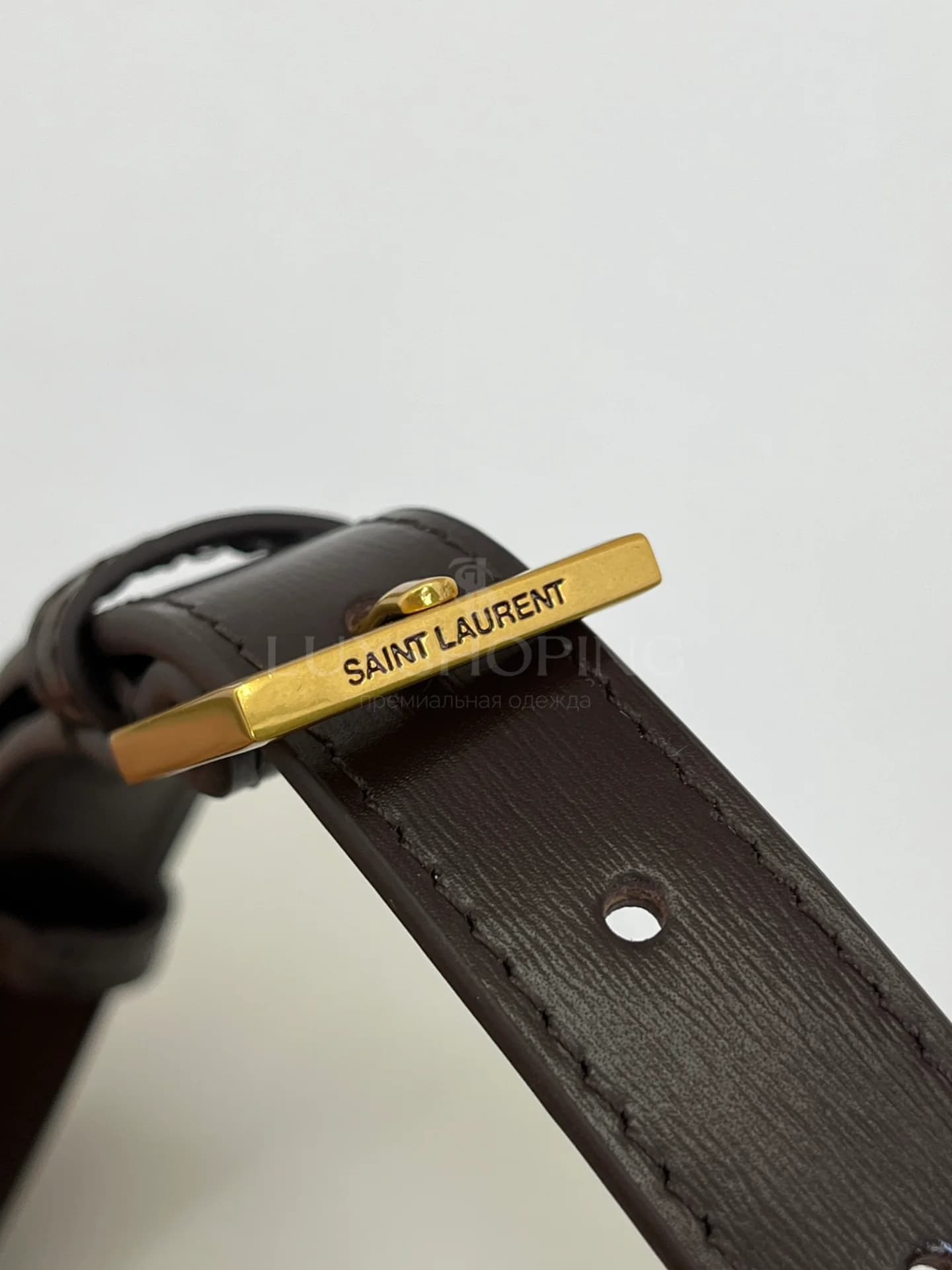 Сумка YSL Solferino Box 19x13x5 cm бордо - фото 5