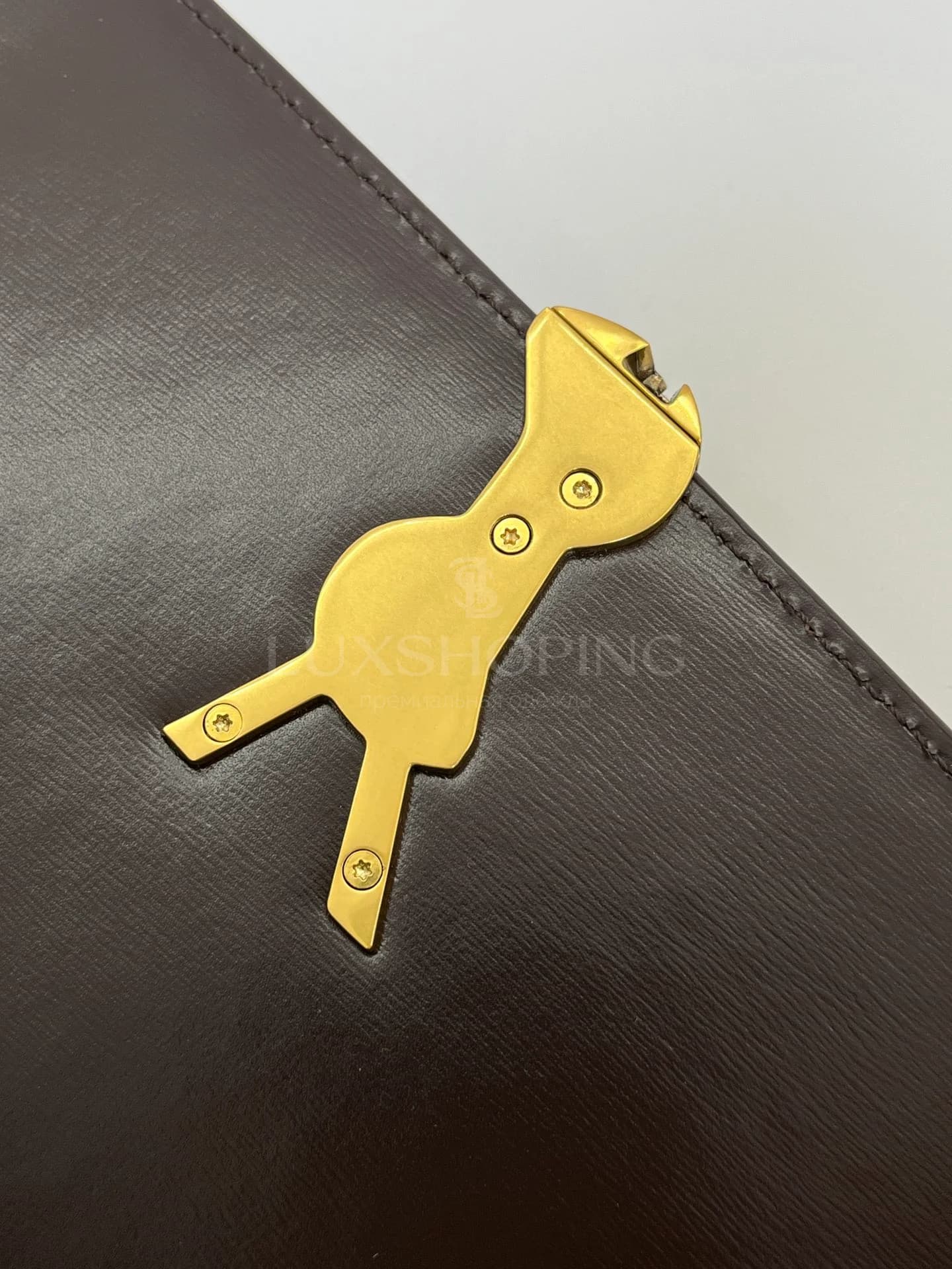 Сумка YSL Solferino Box  23×16×6 cm бордо - фото 5