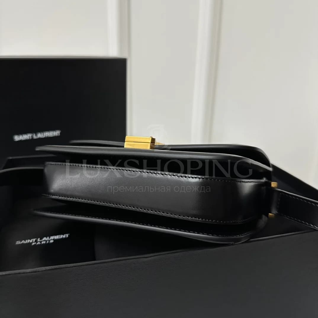 Сумка YSL Solferino Box 19x13x5 cm черная - фото 10