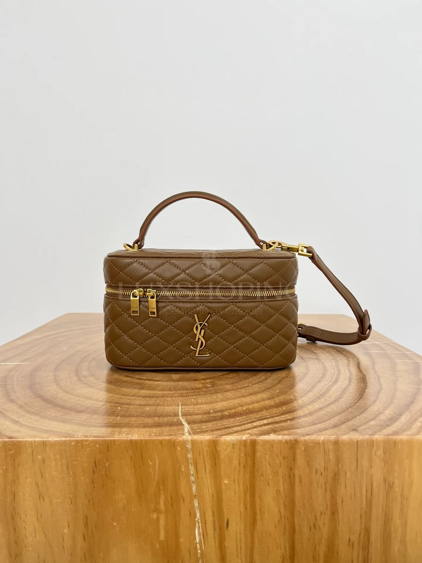 Сумка YSL Gaby Mini 18×11×6.5 см карамель