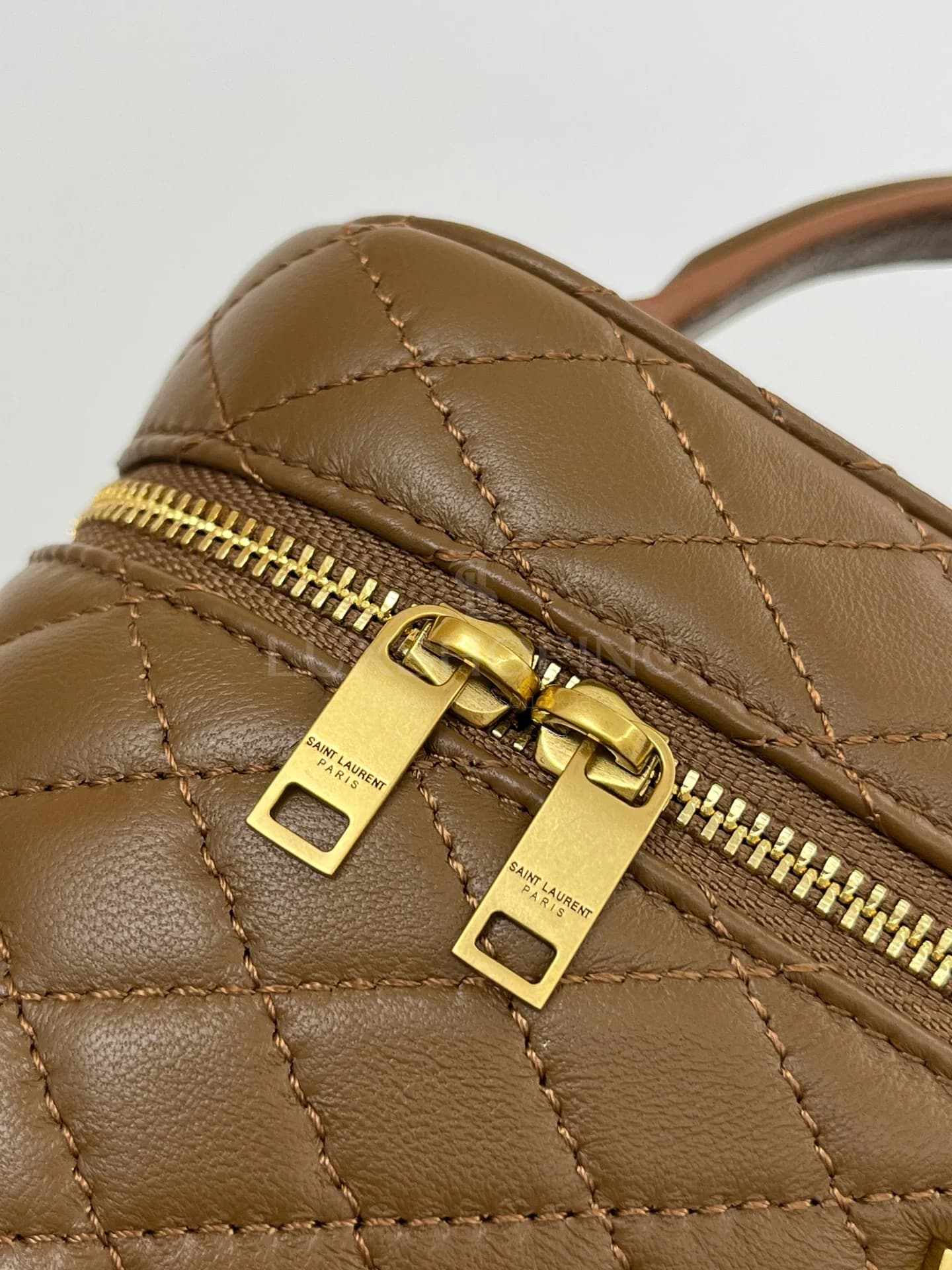 Сумка YSL Gaby Mini 18×11×6.5 см карамель - фото 5