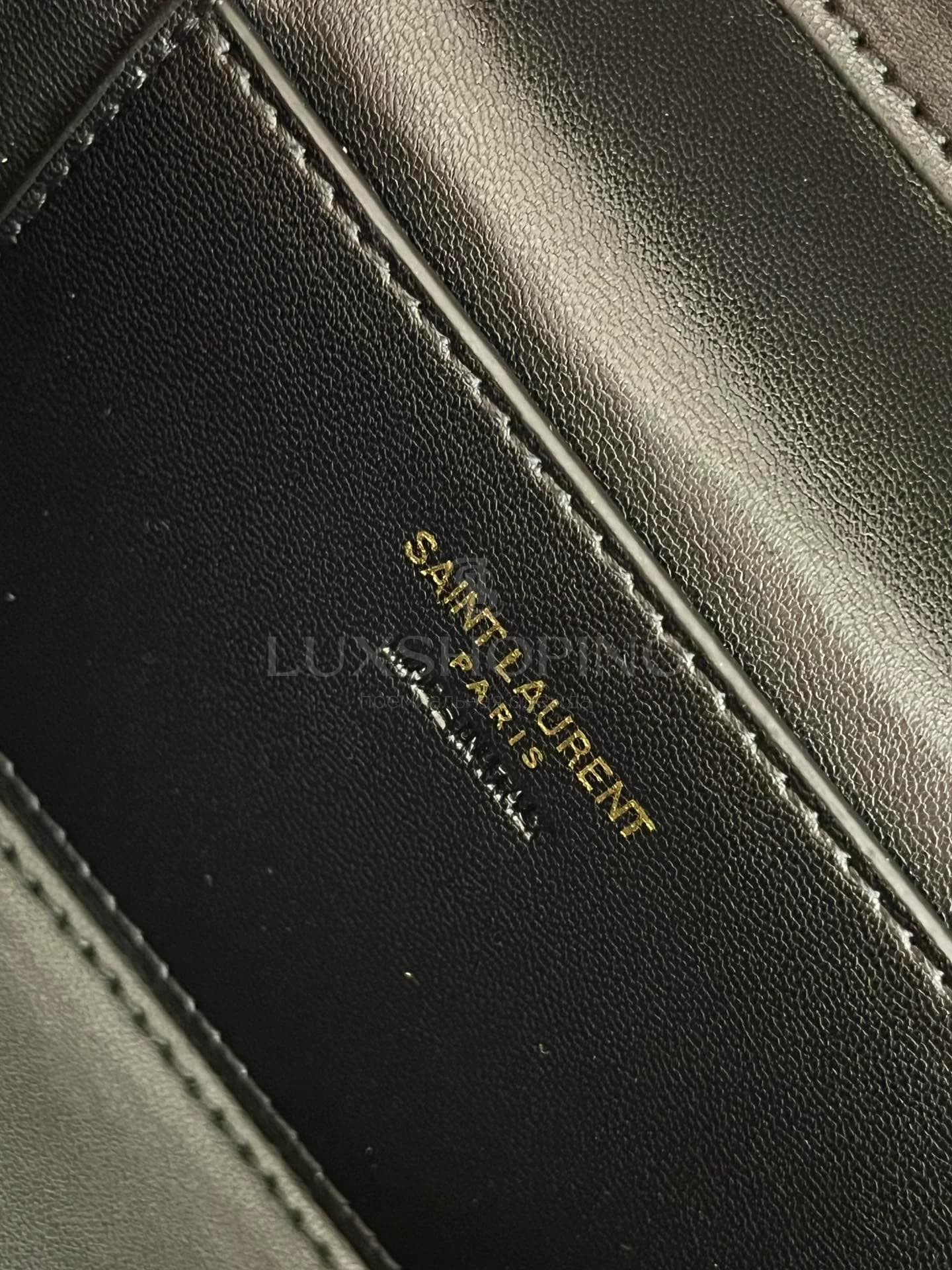 Сумка YSL Gaby Mini 18×11×6.5 см белая - фото 7