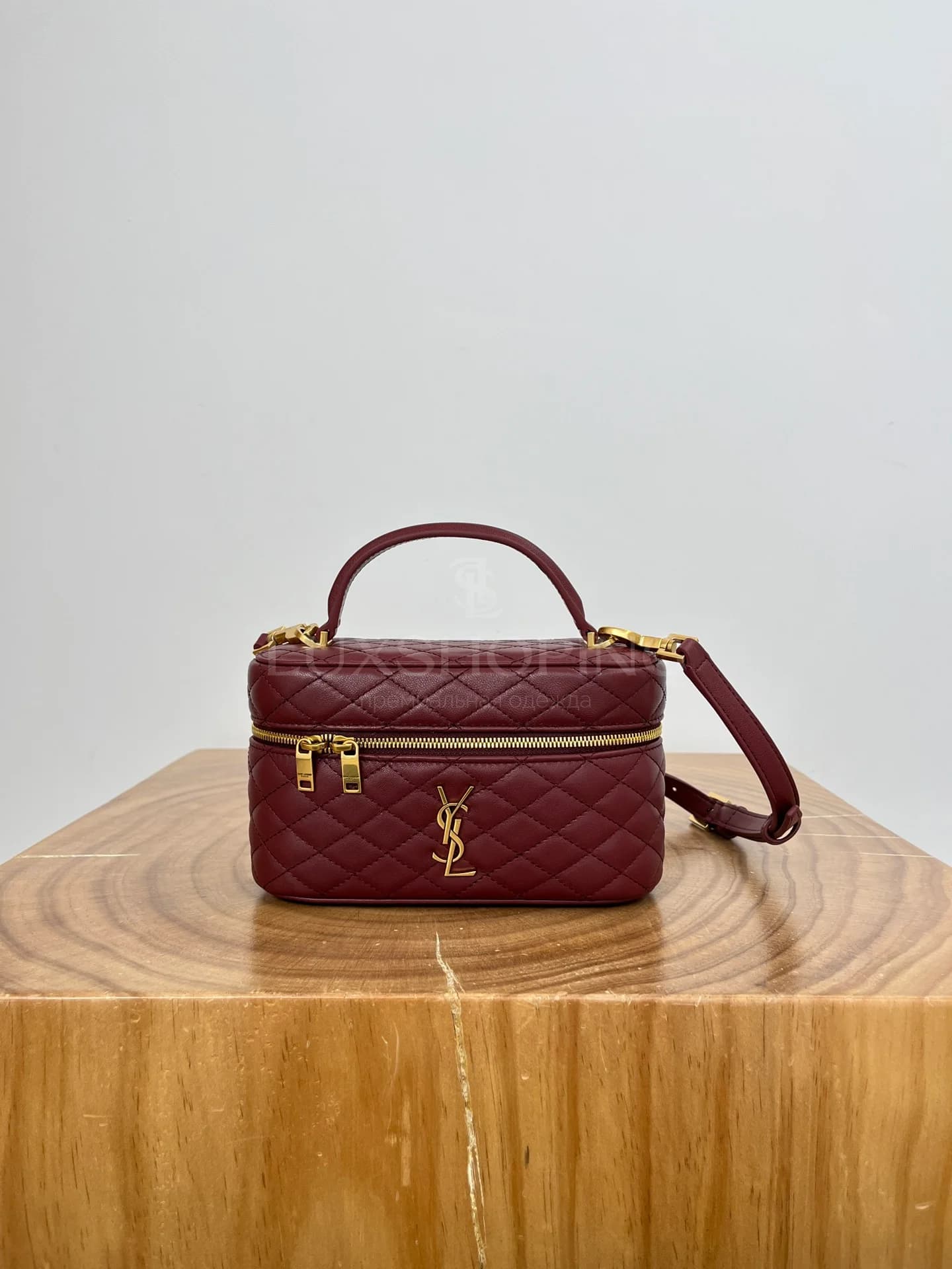 Сумка YSL Gaby Mini 18×11×6.5 см бордо
