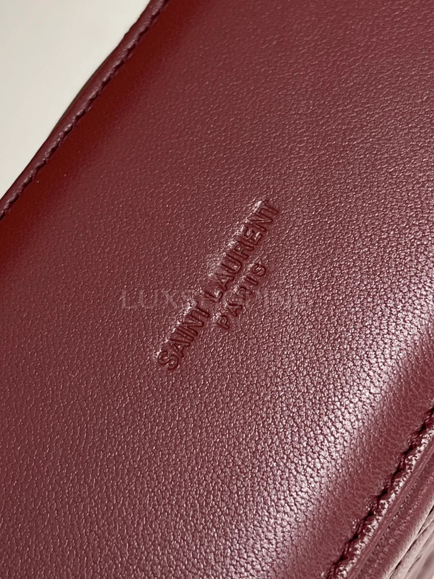 Сумка YSL Gaby Mini 18×11×6.5 см бордо - фото 7