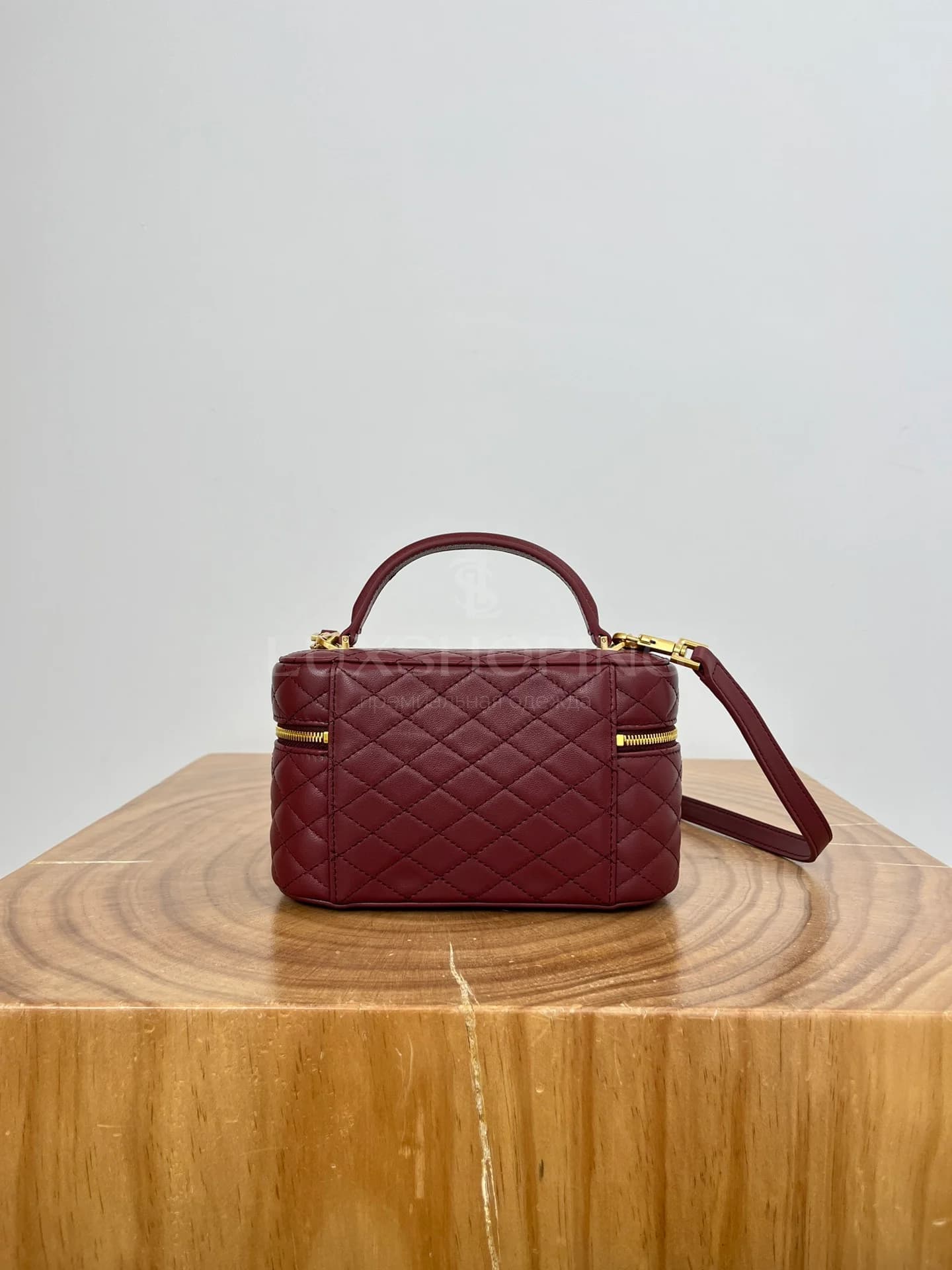 Сумка YSL Gaby Mini 18×11×6.5 см бордо - фото 10