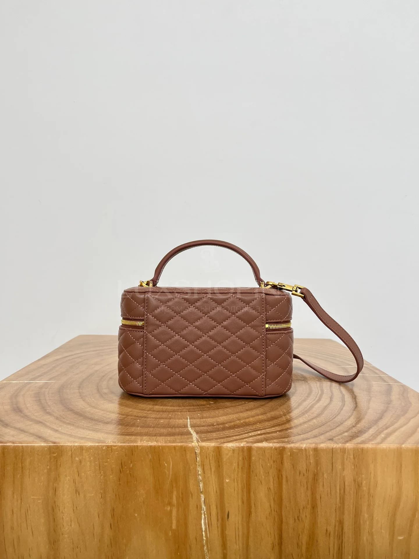 Сумка YSL Gaby Mini 18×11×6.5 см коричневая - фото 10