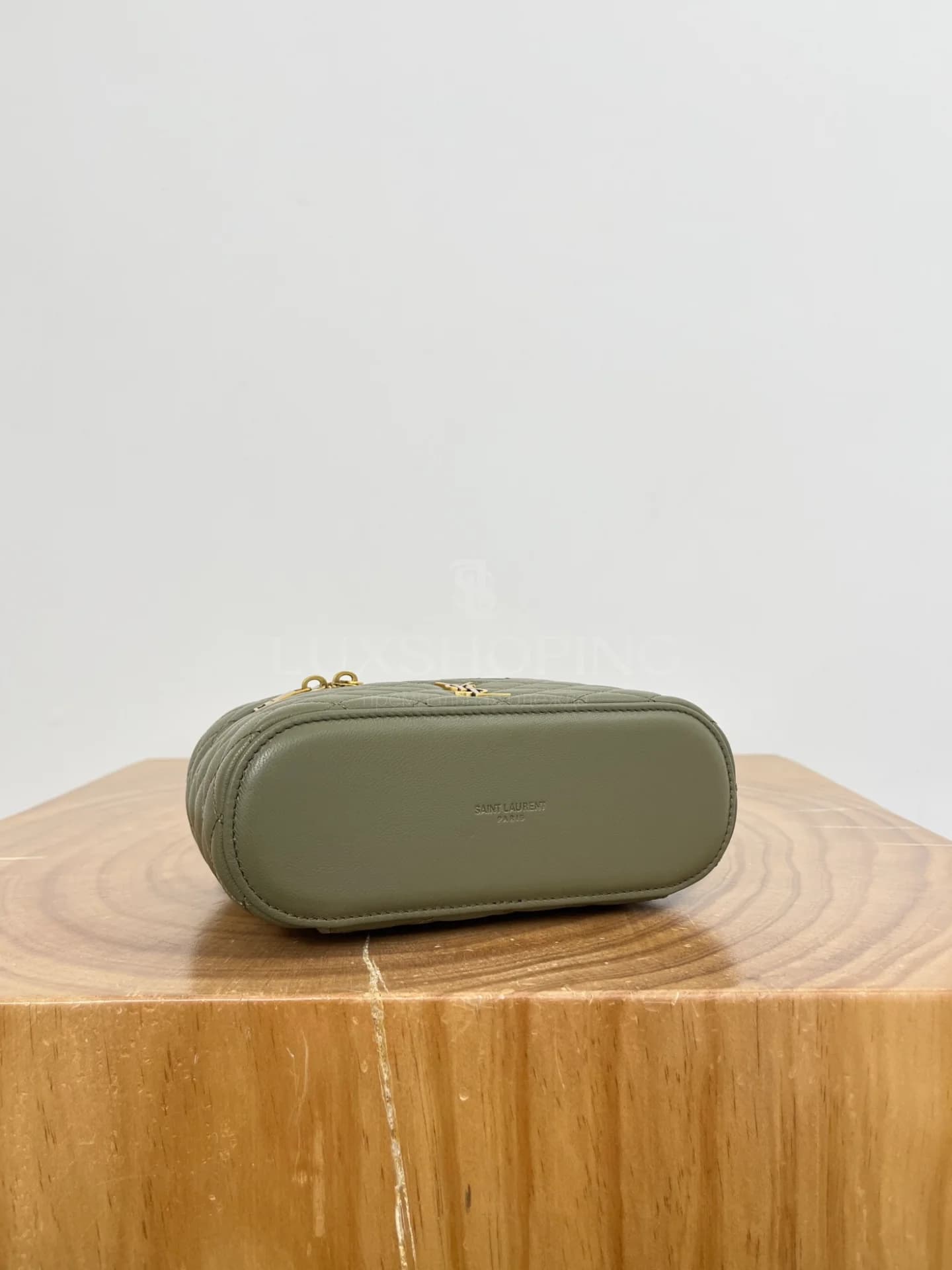 Сумка YSL Gaby Mini 18×11×6.5 см зеленая - фото 9