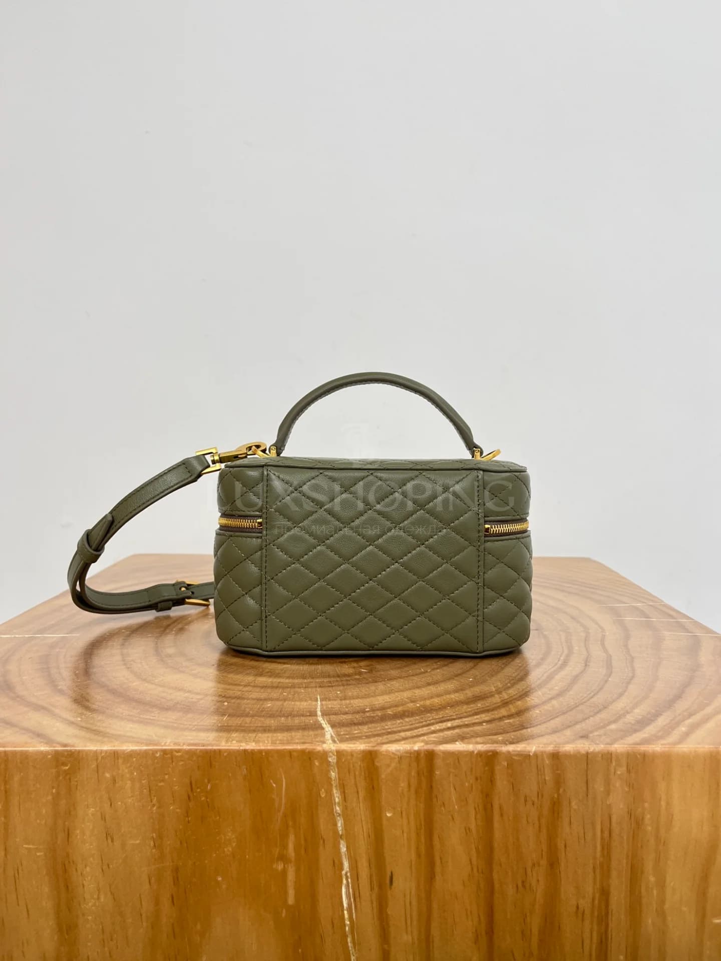 Сумка YSL Gaby Mini 18×11×6.5 см зеленая - фото 10