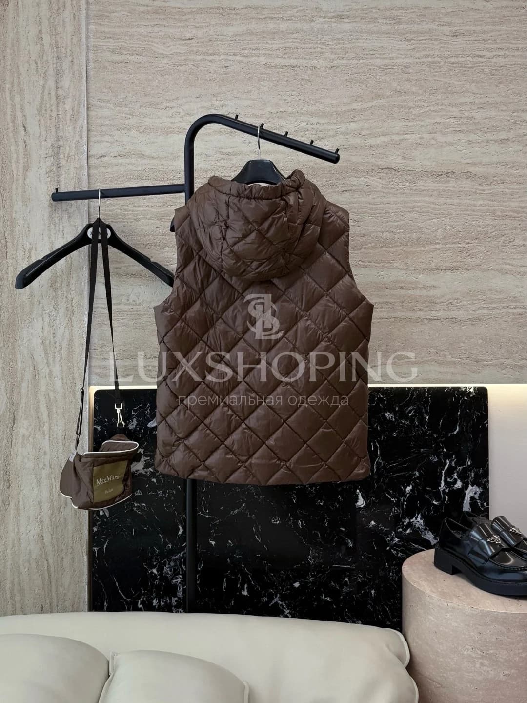 MaxМara Водоотталкивающий утепленный жилет 02 - фото 3