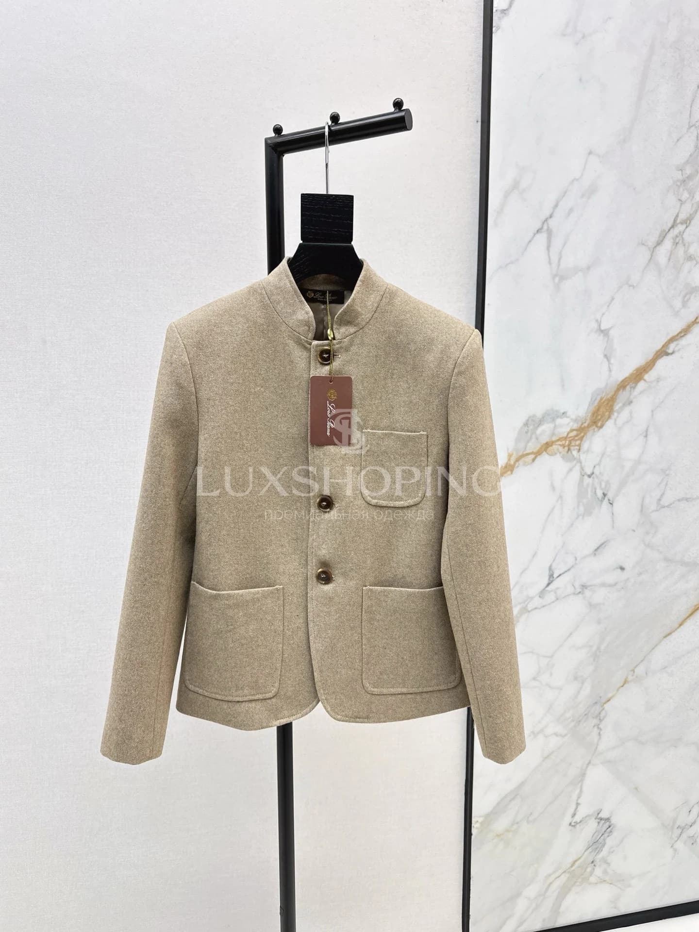 Loro Piana Жакет с воротником-стойкой прямого кроя - фото 2