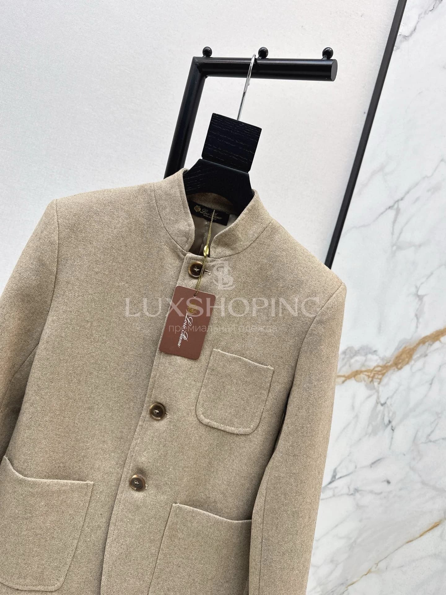 Loro Piana Жакет с воротником-стойкой прямого кроя - фото 4